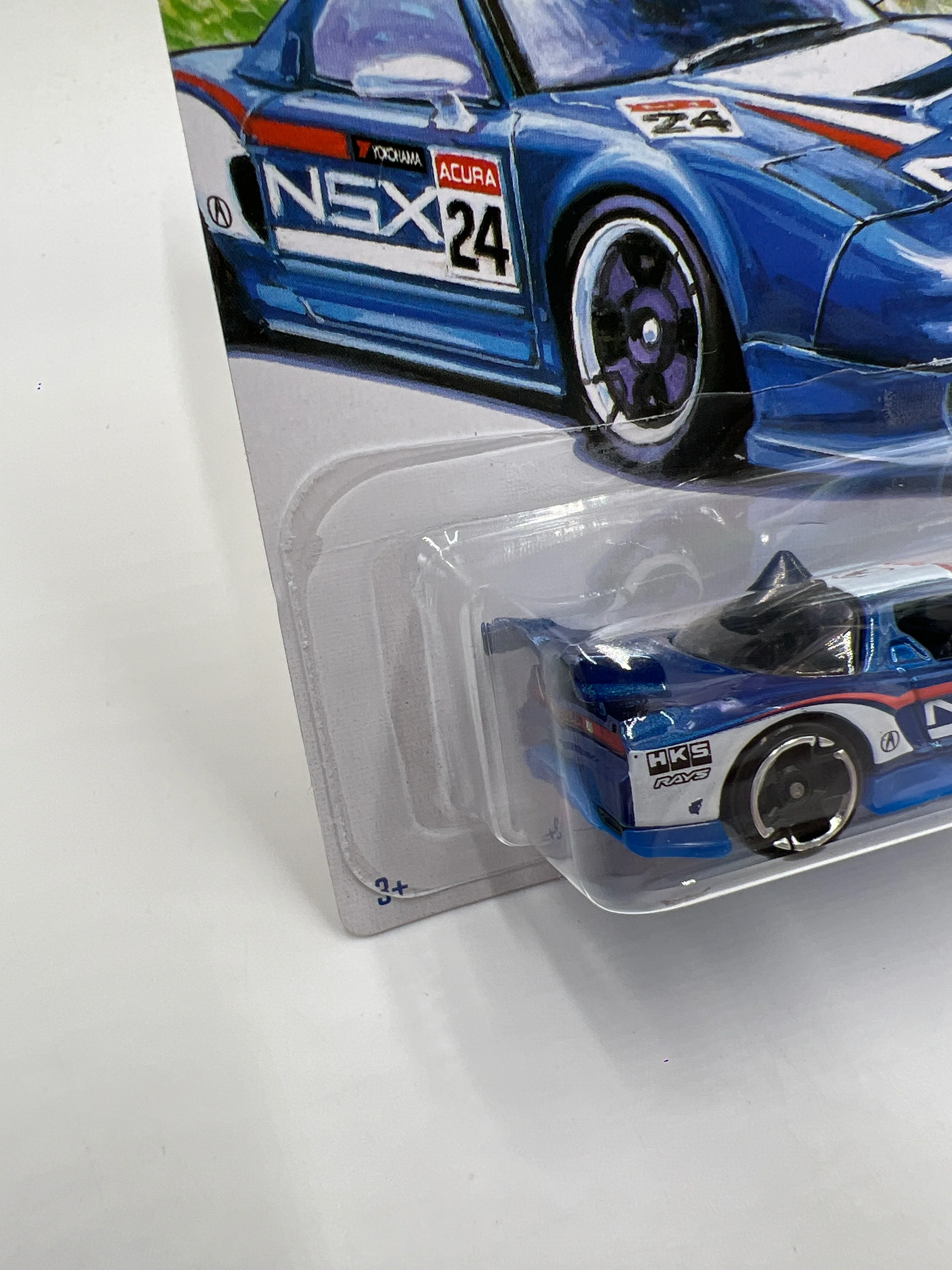 2024 Hot Wheels J-Imports #5 Acura NSX Blue 153D - Image 4