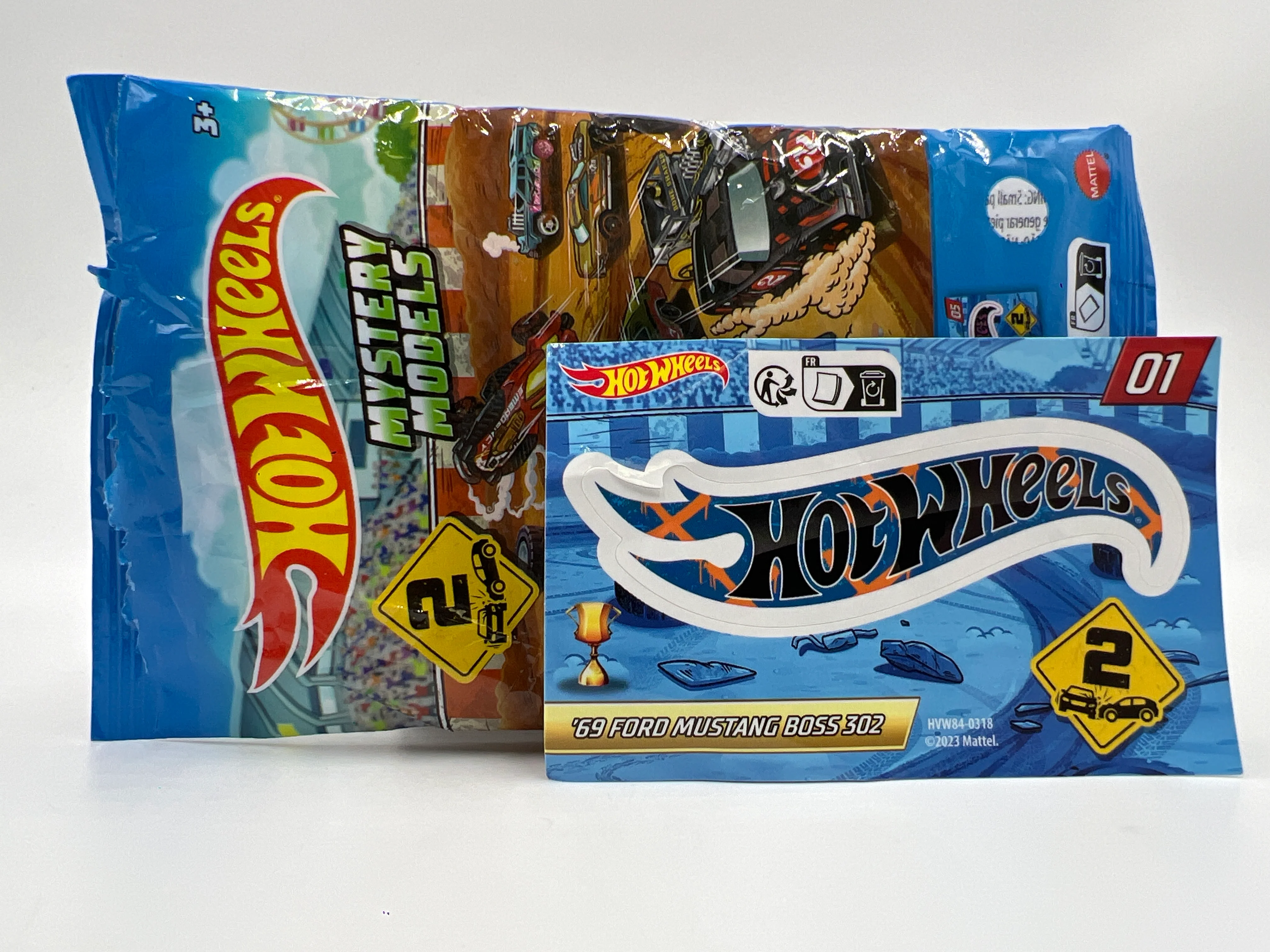 2024 Hot Wheels Mystery Models Series 2 #1 CHASE 69 Ford Mustang Boss 302 Blue - Image 7