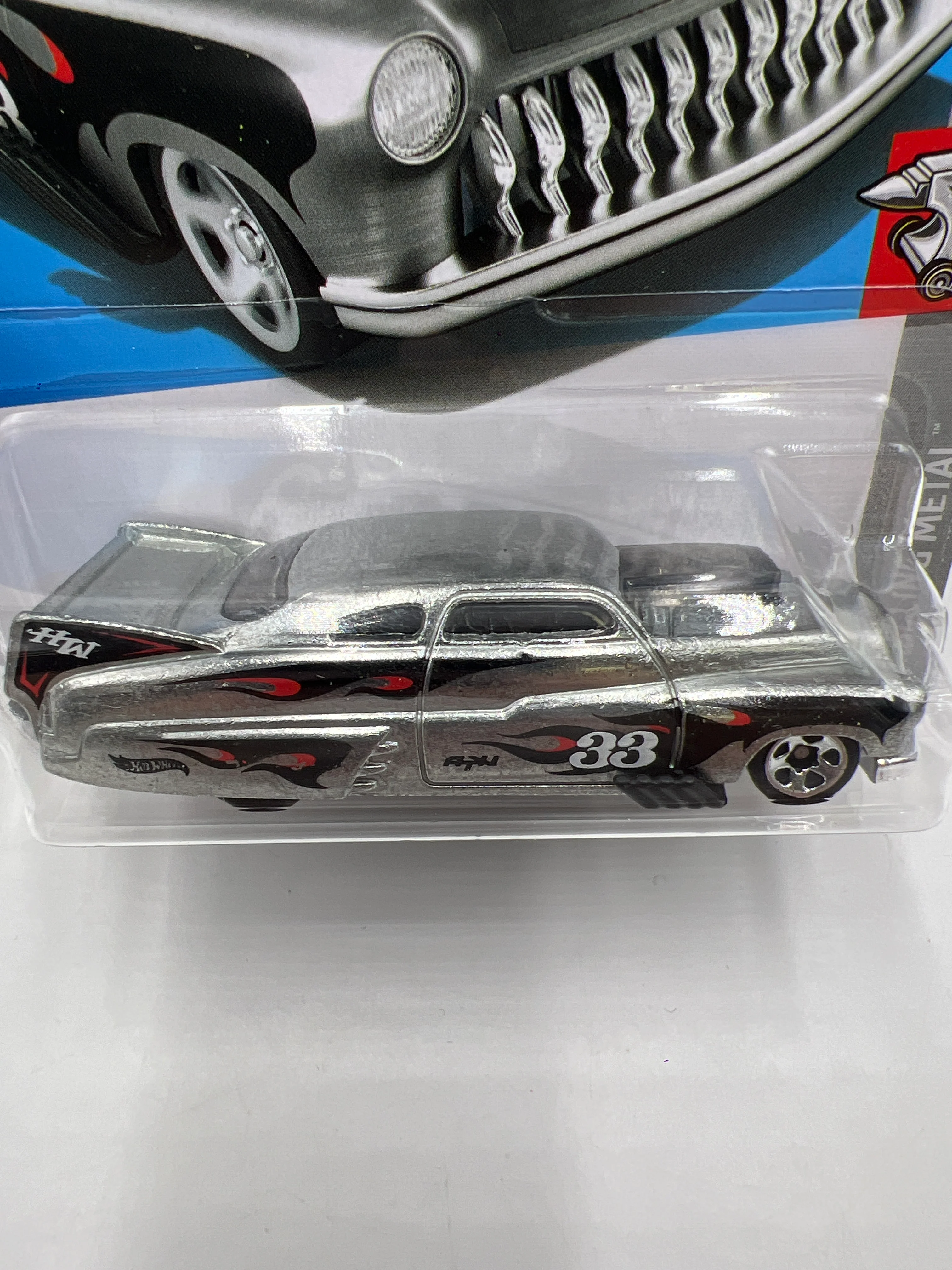 2024 Hot Wheels N Case #215 49 Drag Merc Raw Metal 58H - Image 3