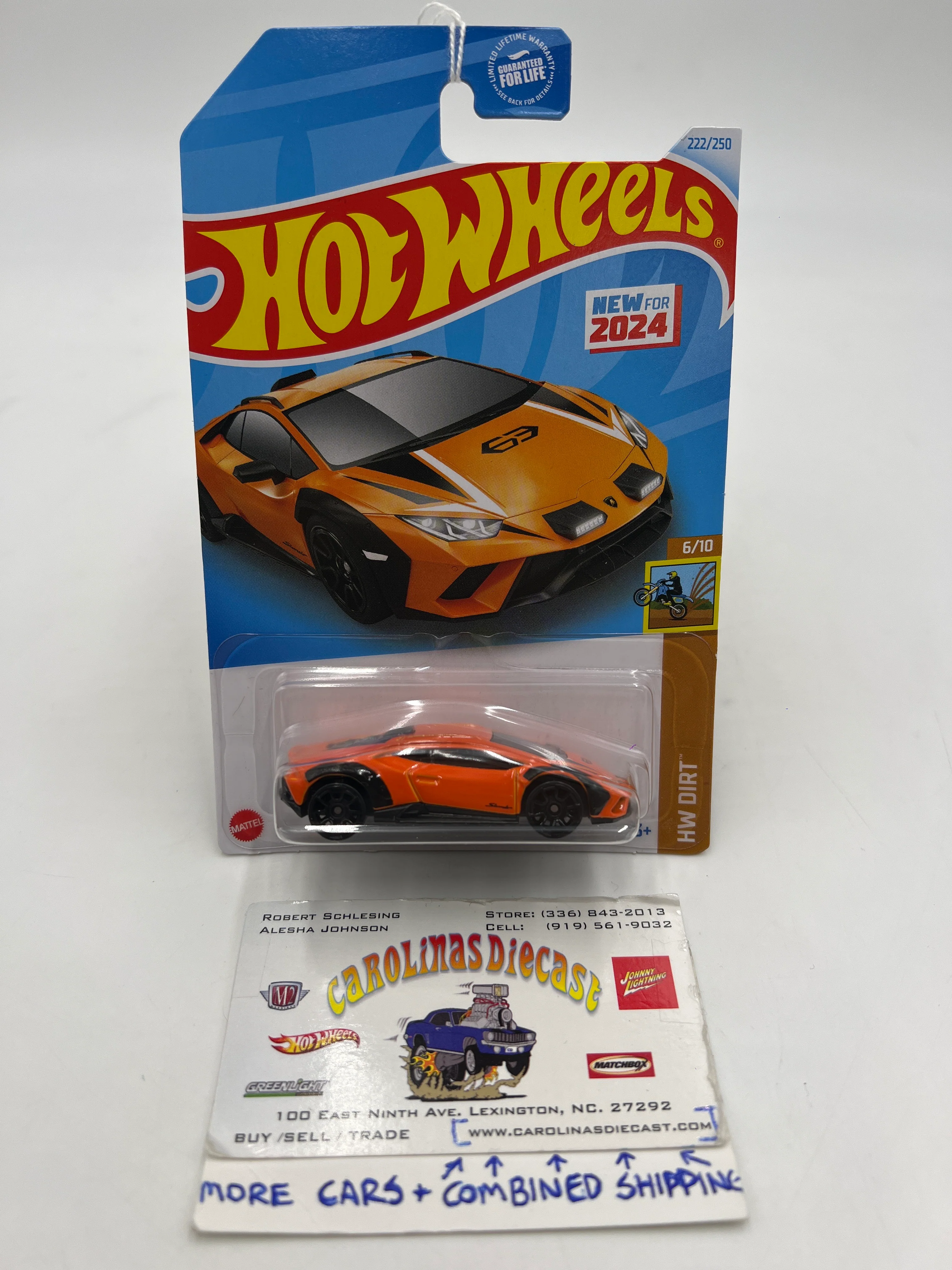2024 Hot Wheels N Case #222 Lamborghini Huracan Sterrato Orange 101E