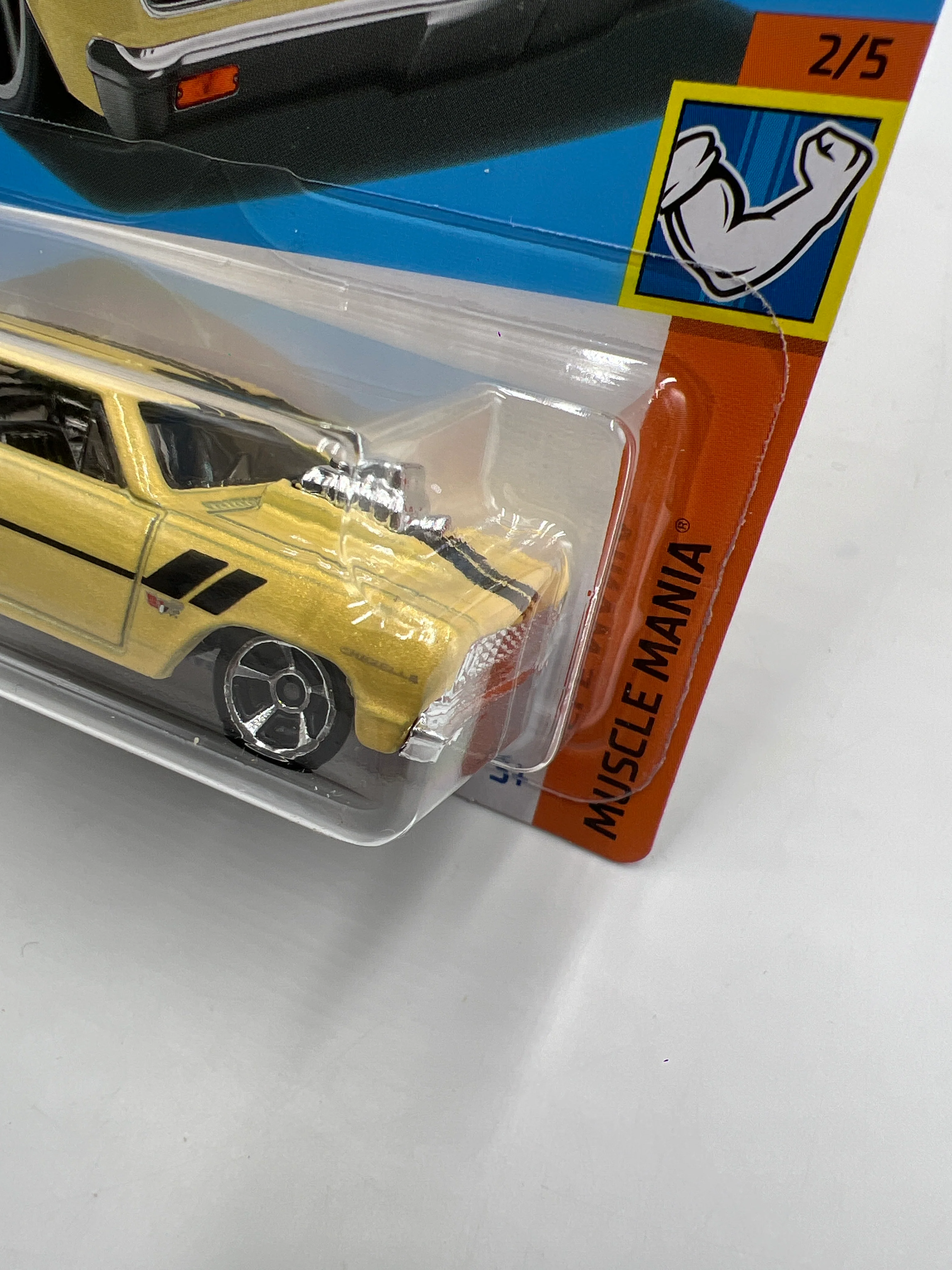 2024 Hot Wheels N Case #157 64 Chevy Chevelle SS Yellow 16D - Image 4