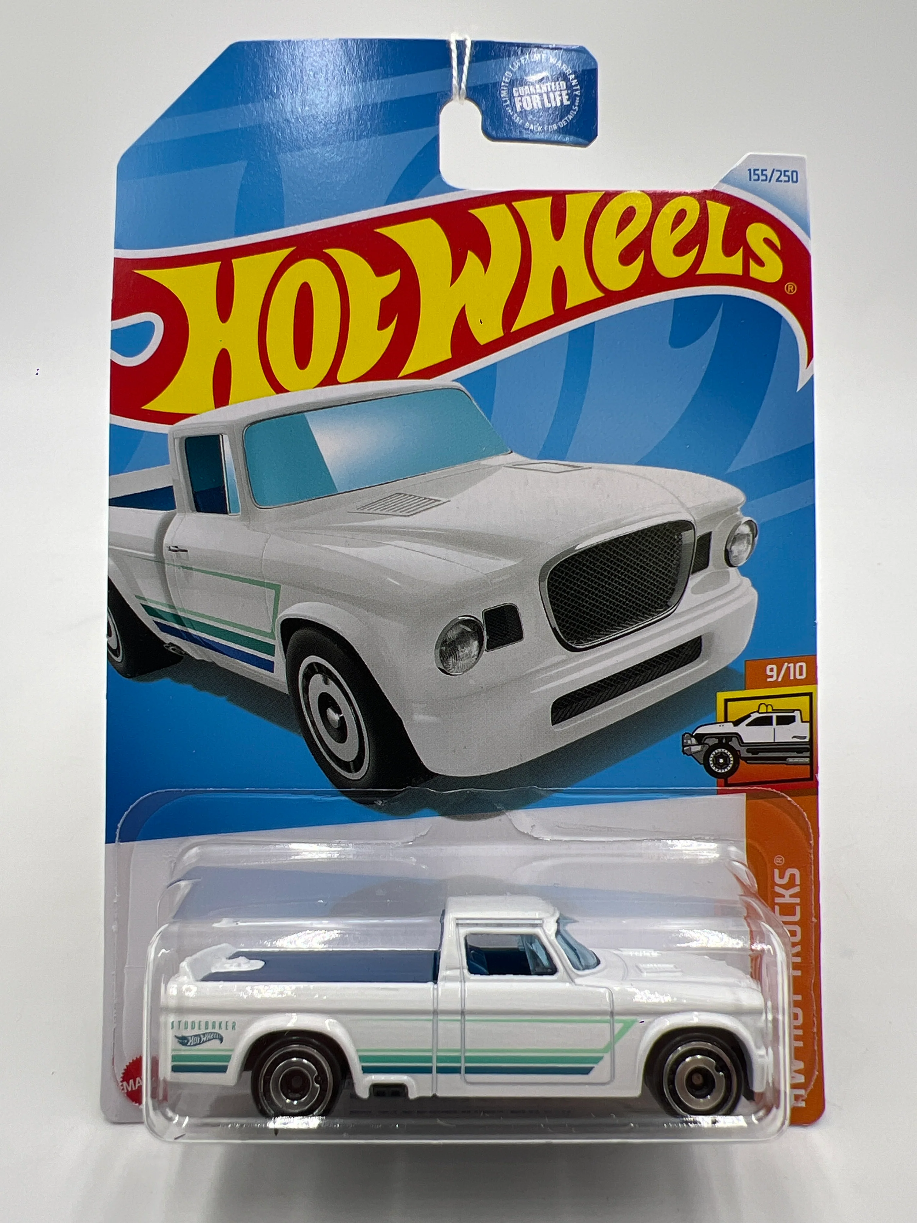 2024 Hot Wheels N Case #155 63 Studebaker Champ White 44B - Image 2