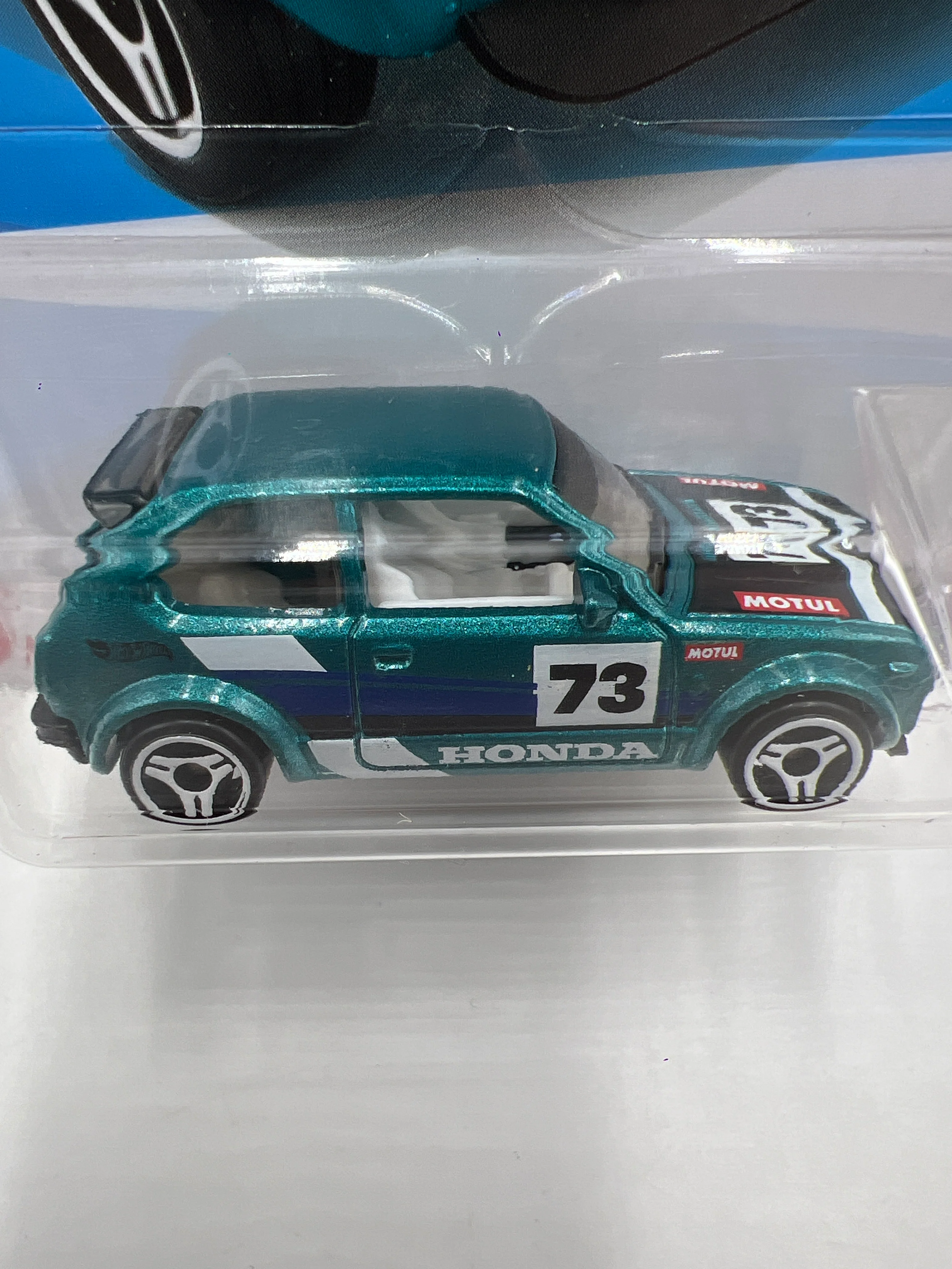 2024 Hot Wheels N Case #90 73 Honda Civic Custom Teal 75F - Image 2