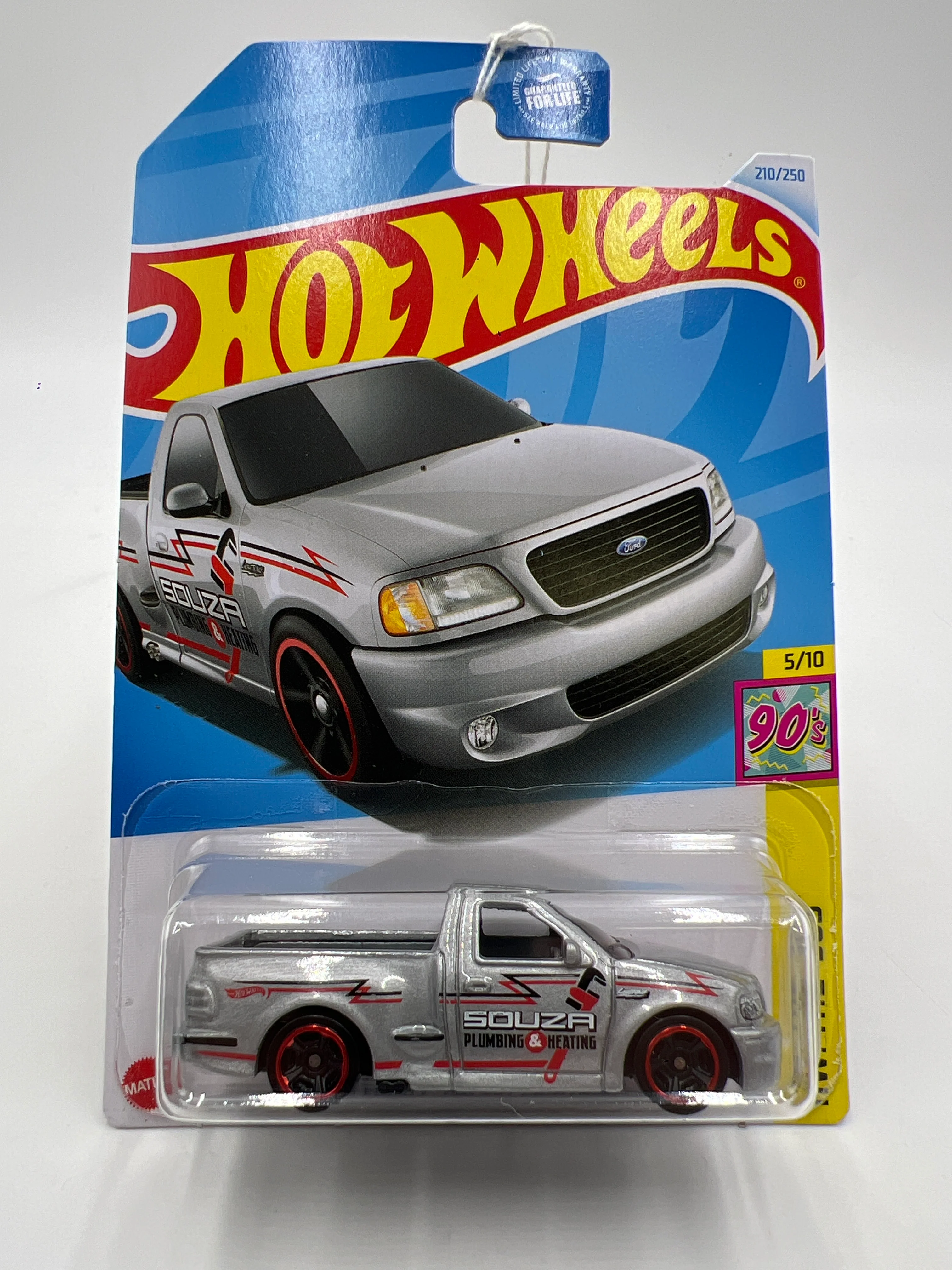 2024 Hot Wheels N Case #210 99 Ford F-150 SVT Lightning Silver 32A - Image 2