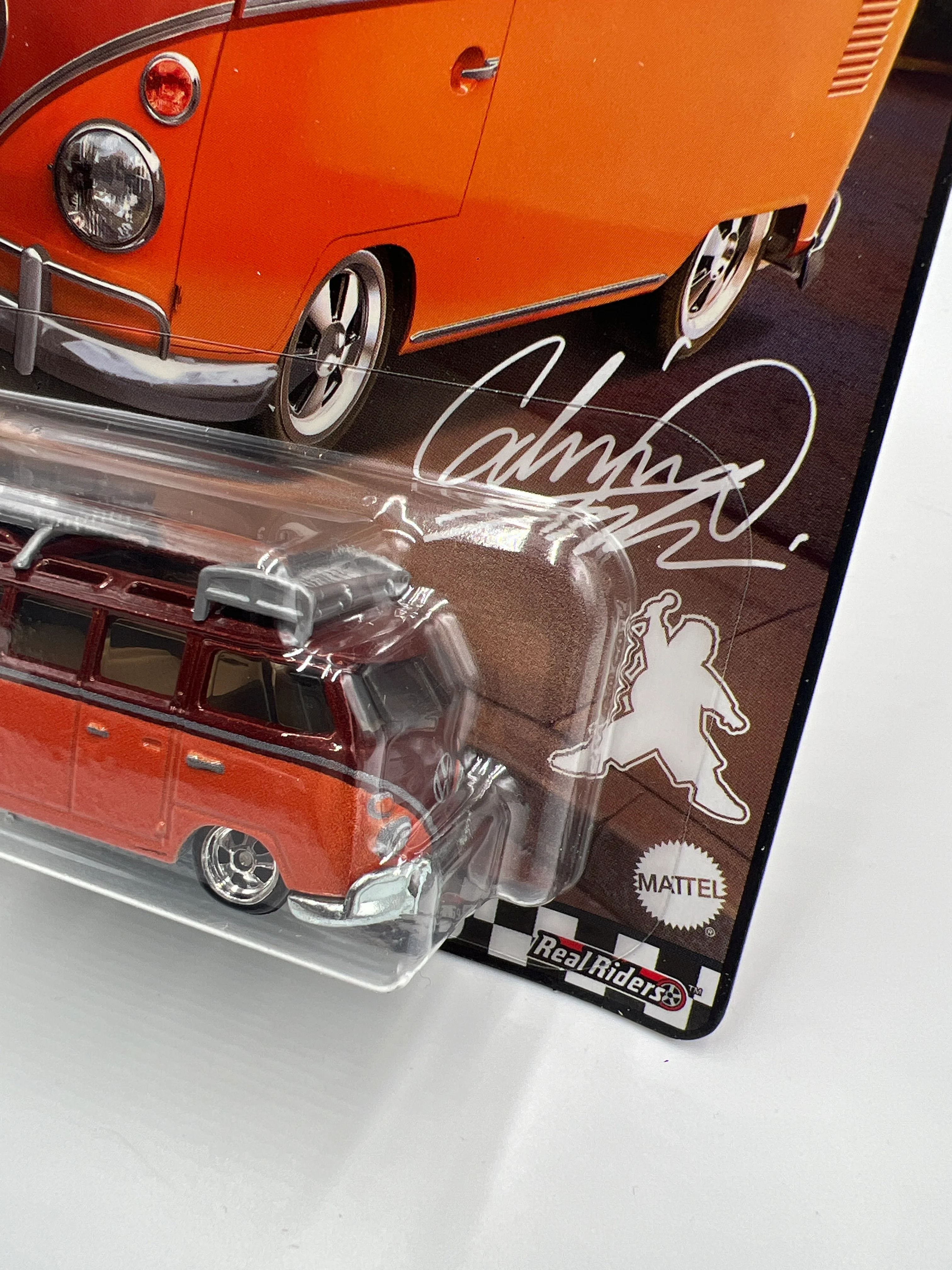 2024 Hot Wheels Premium Boulevard #114 1967 Volkswagen Samba Bus Orange 261E see description - Image 3