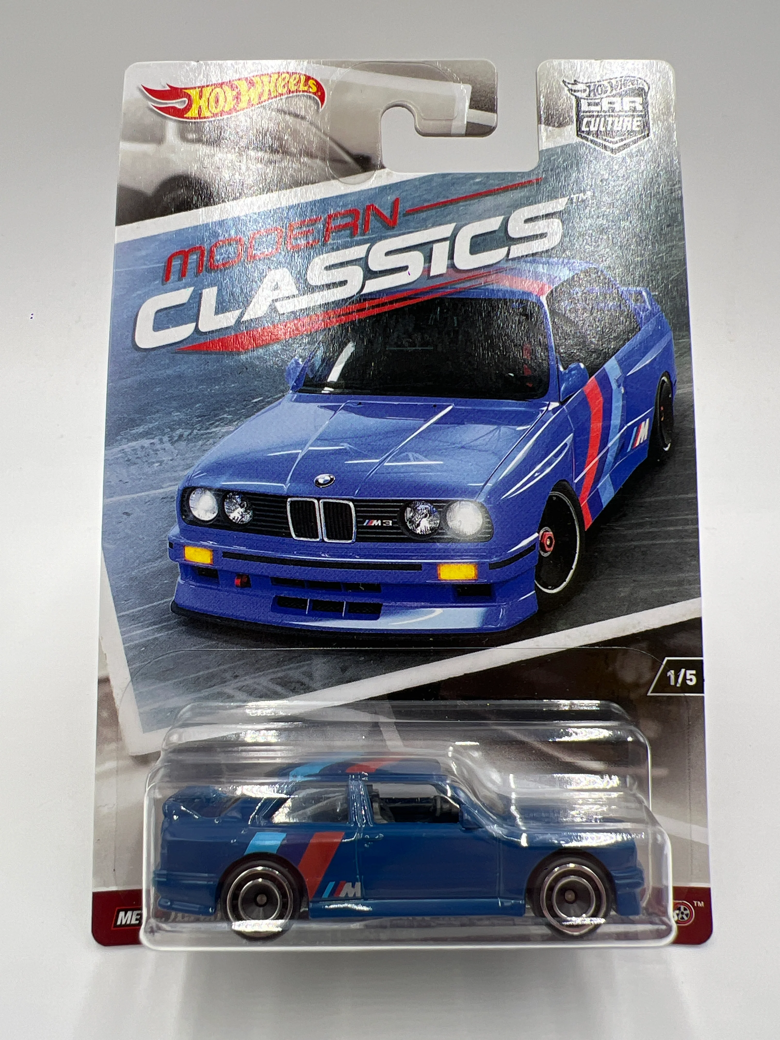 Hot Wheels Premium Car Culture Modern Classics #1 92 BMW M3 Blue W/Protector - Image 2