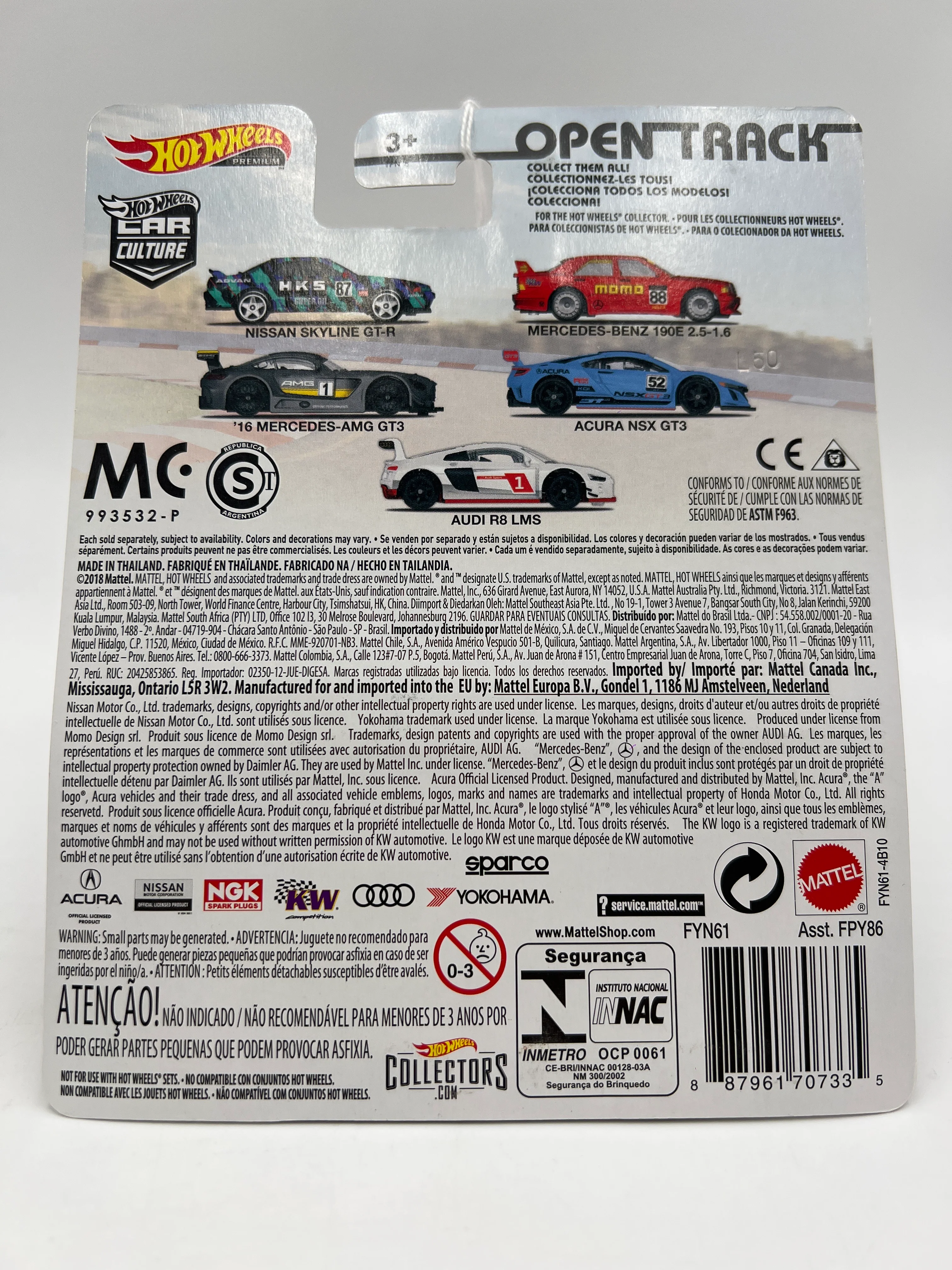 Hot Wheels Premium Car Culture Open Track #2 Mercedes-Benz 190E 2.5-1.6 Momo Red - Image 7