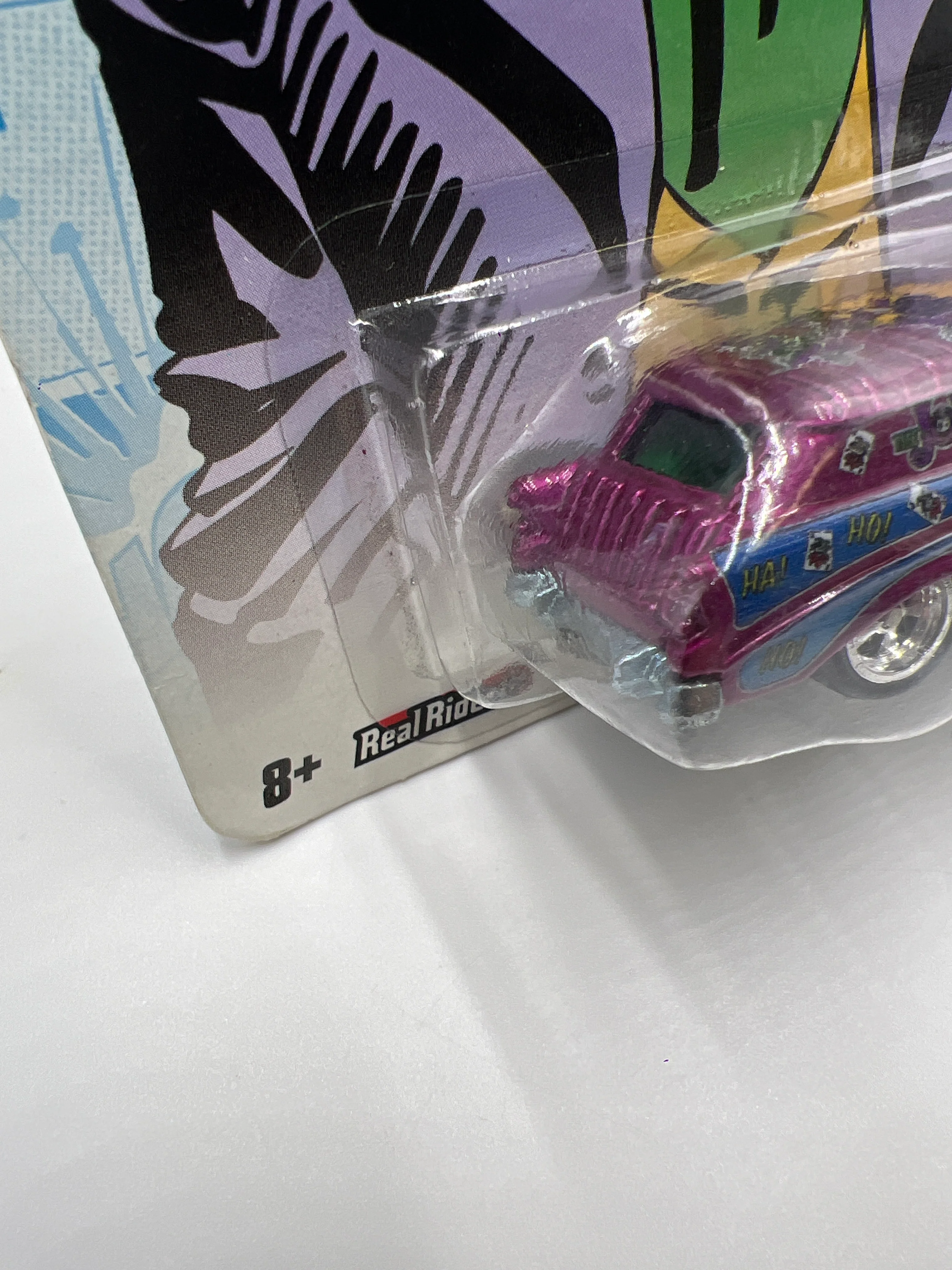 Hot Wheels Premium DC Comics The Joker 56 Chevy Nomad Purple 268A - Image 5