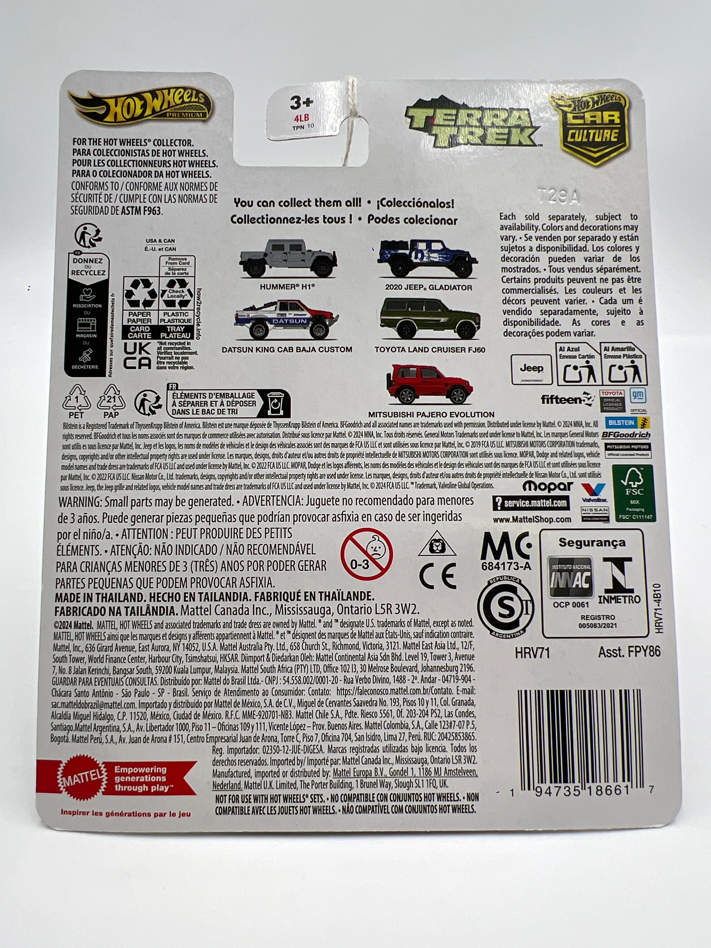 2024 Hot Wheels Premium Terra Trek #3 Datsun King Cab Baja Custom 245J - Image 5