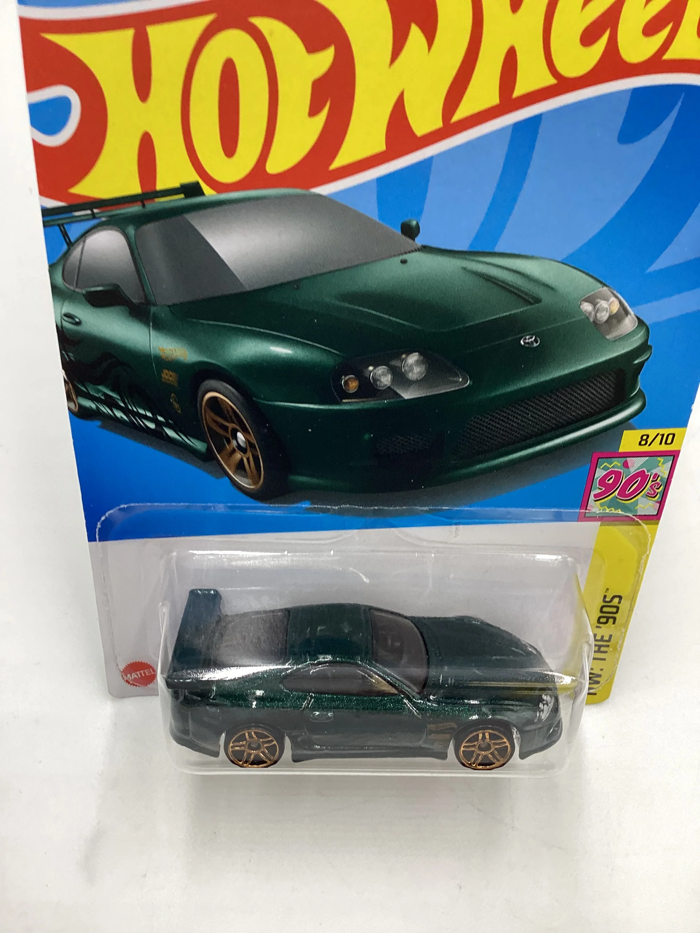 2024 Hot Wheels Q Case #232 Toyota Supra Green 94C - Image 5