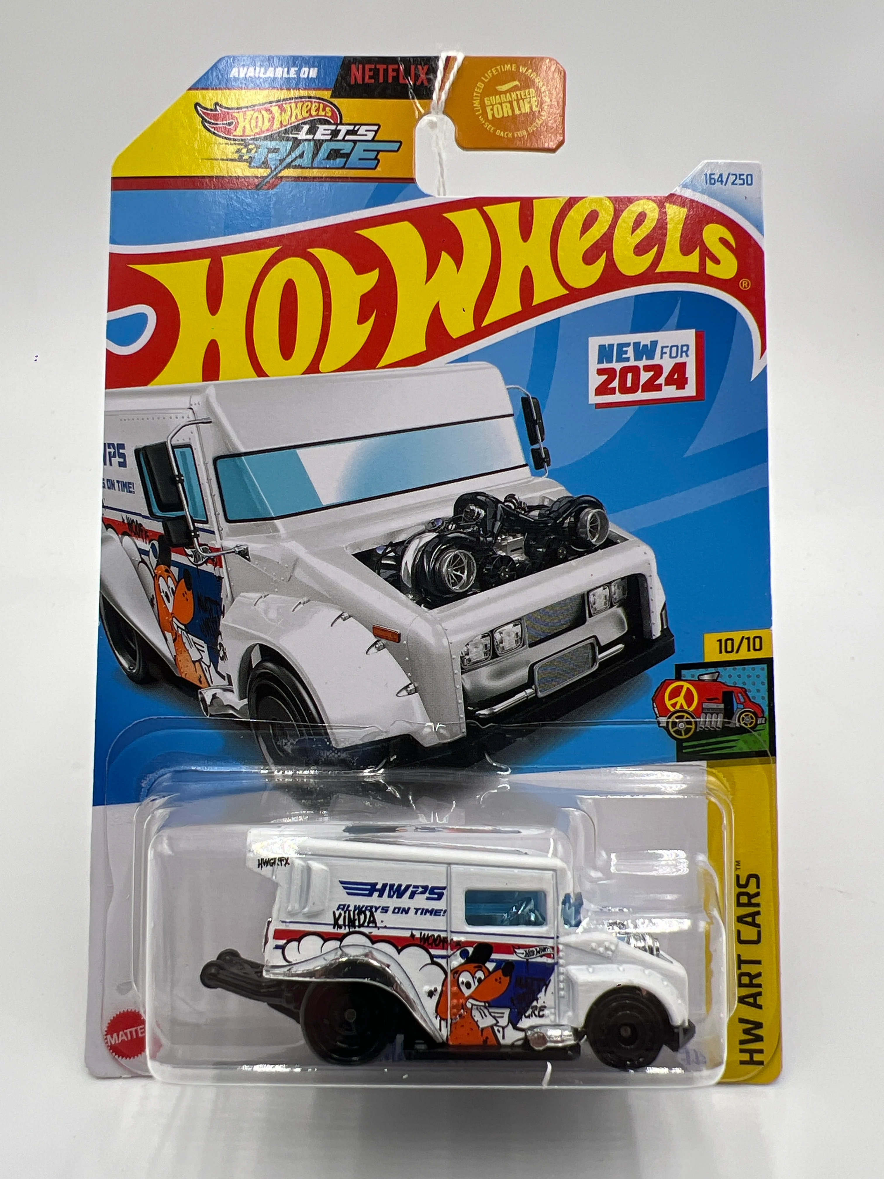 2024 Hot Wheels Q Case #164 Mailed It White 116E - Image 2