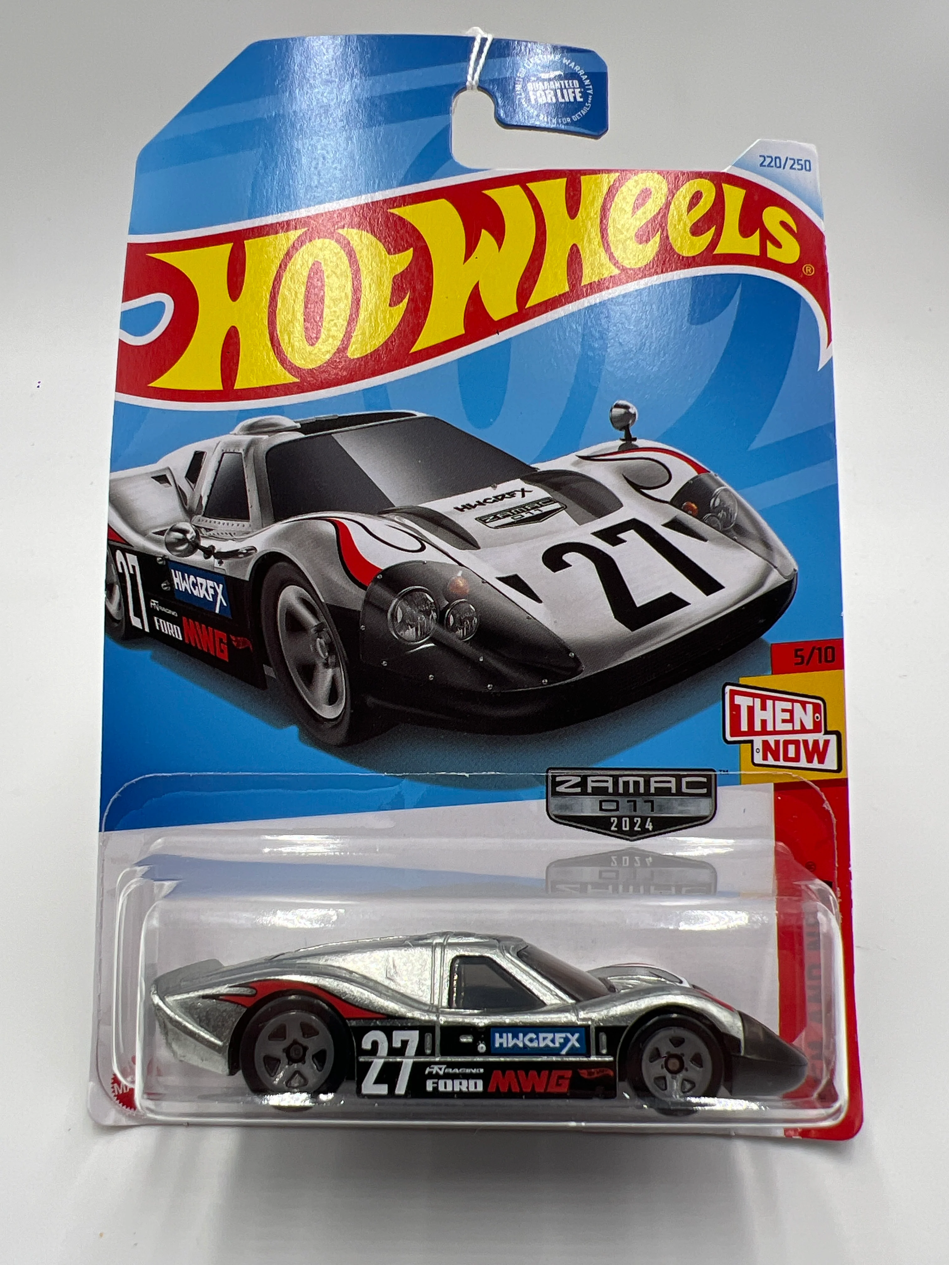 2024 Hot Wheels Q Case #220 Walmart Exclusive Zamac 011 67 Ford GT40 Mk.IV 147E - Image 2