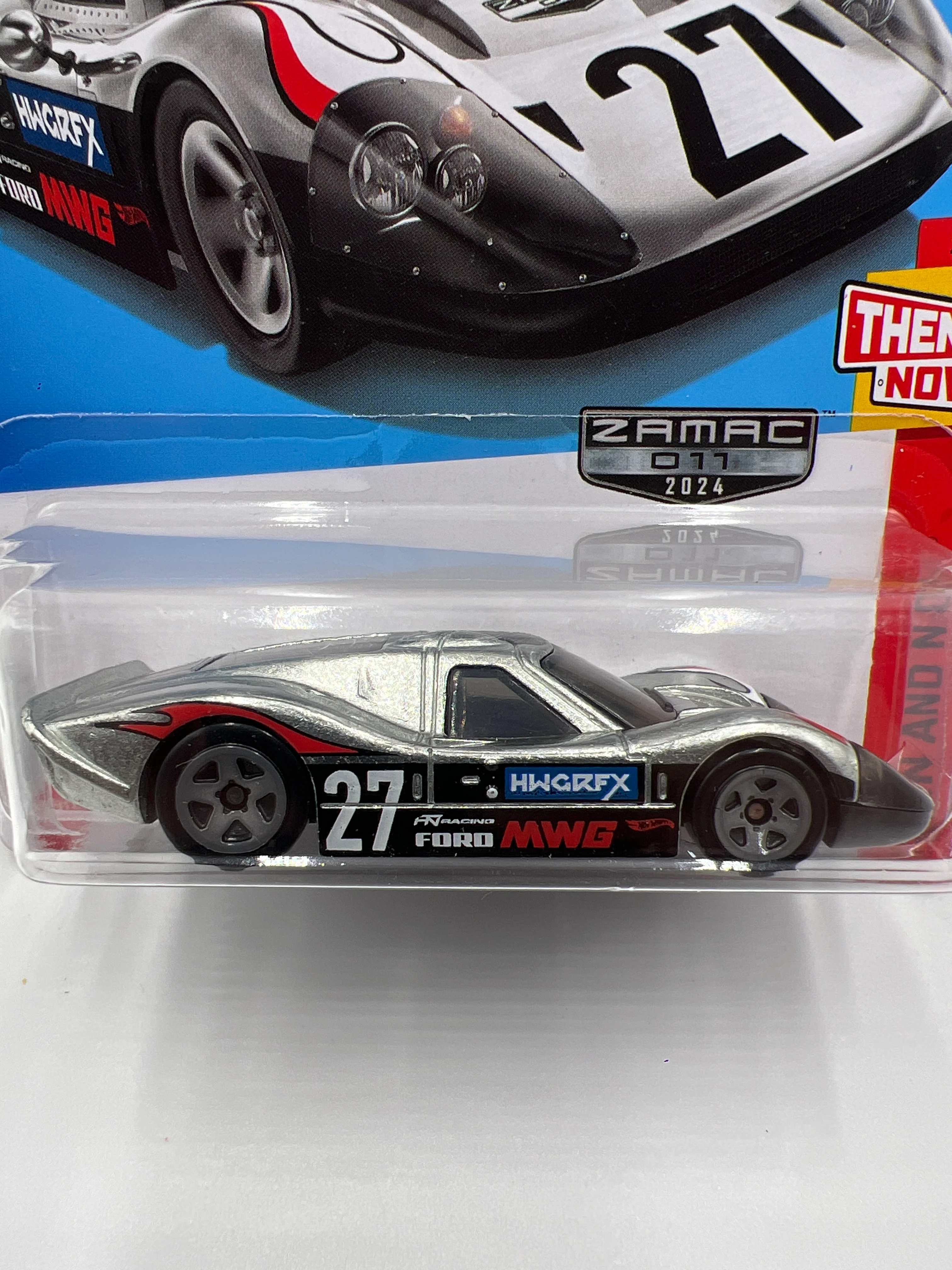 2024 Hot Wheels Q Case #220 Walmart Exclusive Zamac 011 67 Ford GT40 Mk.IV 147E - Image 3