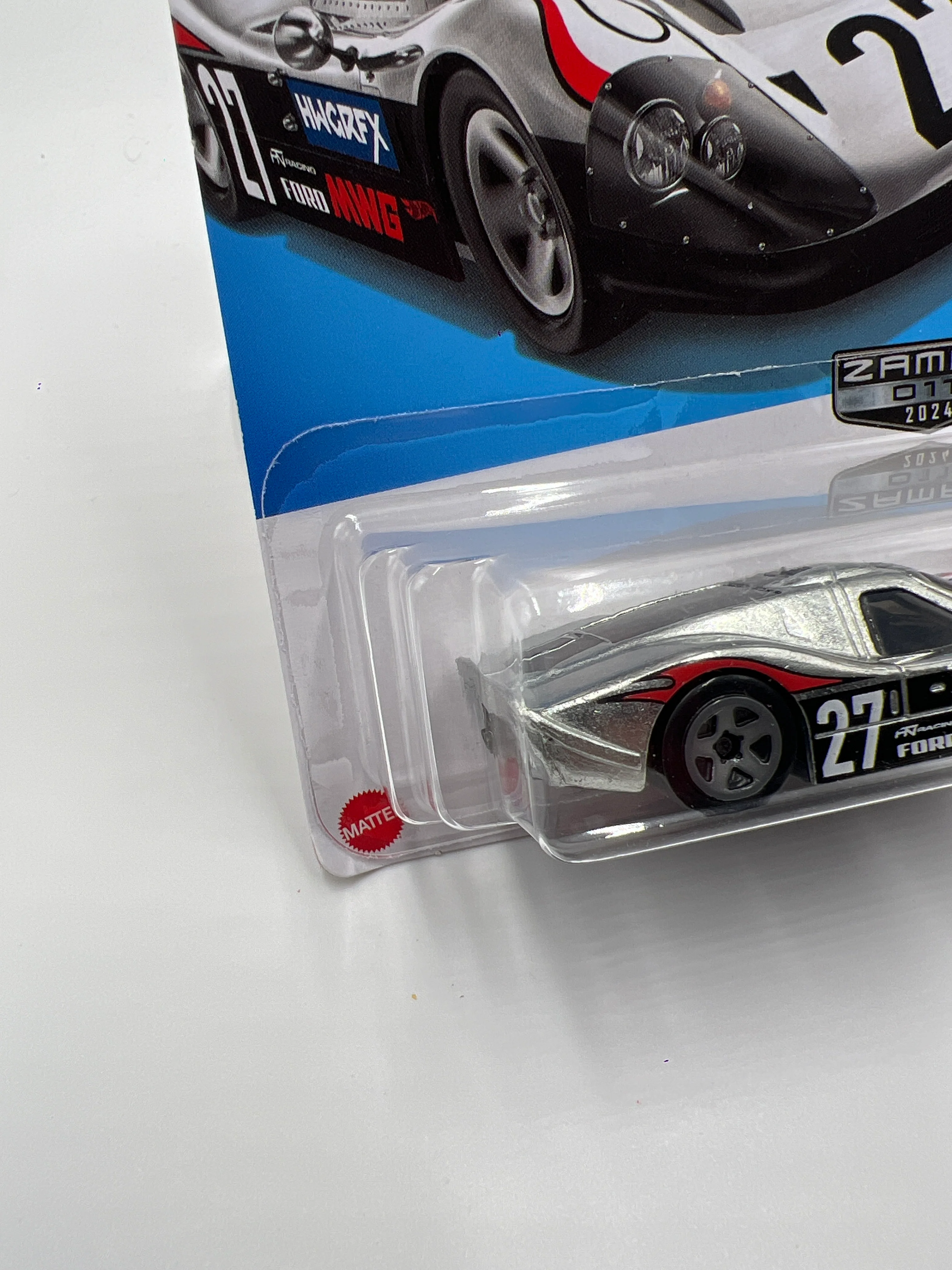 2024 Hot Wheels Q Case #220 Walmart Exclusive Zamac 011 67 Ford GT40 Mk.IV 147E - Image 5