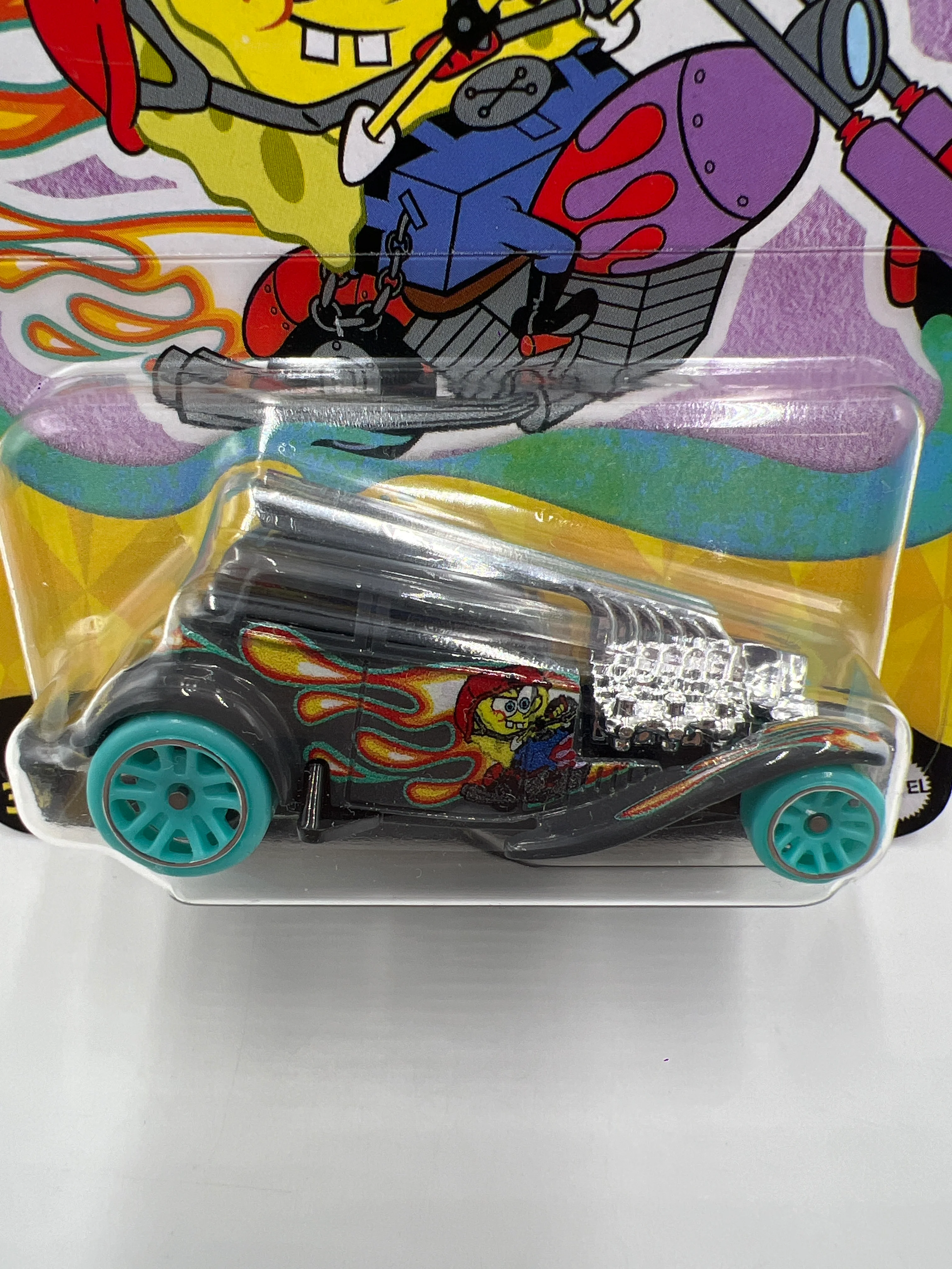 2024 Hot Wheels SpongeBob SquarePants #5 Straight Pipes Gray 113B - Image 2