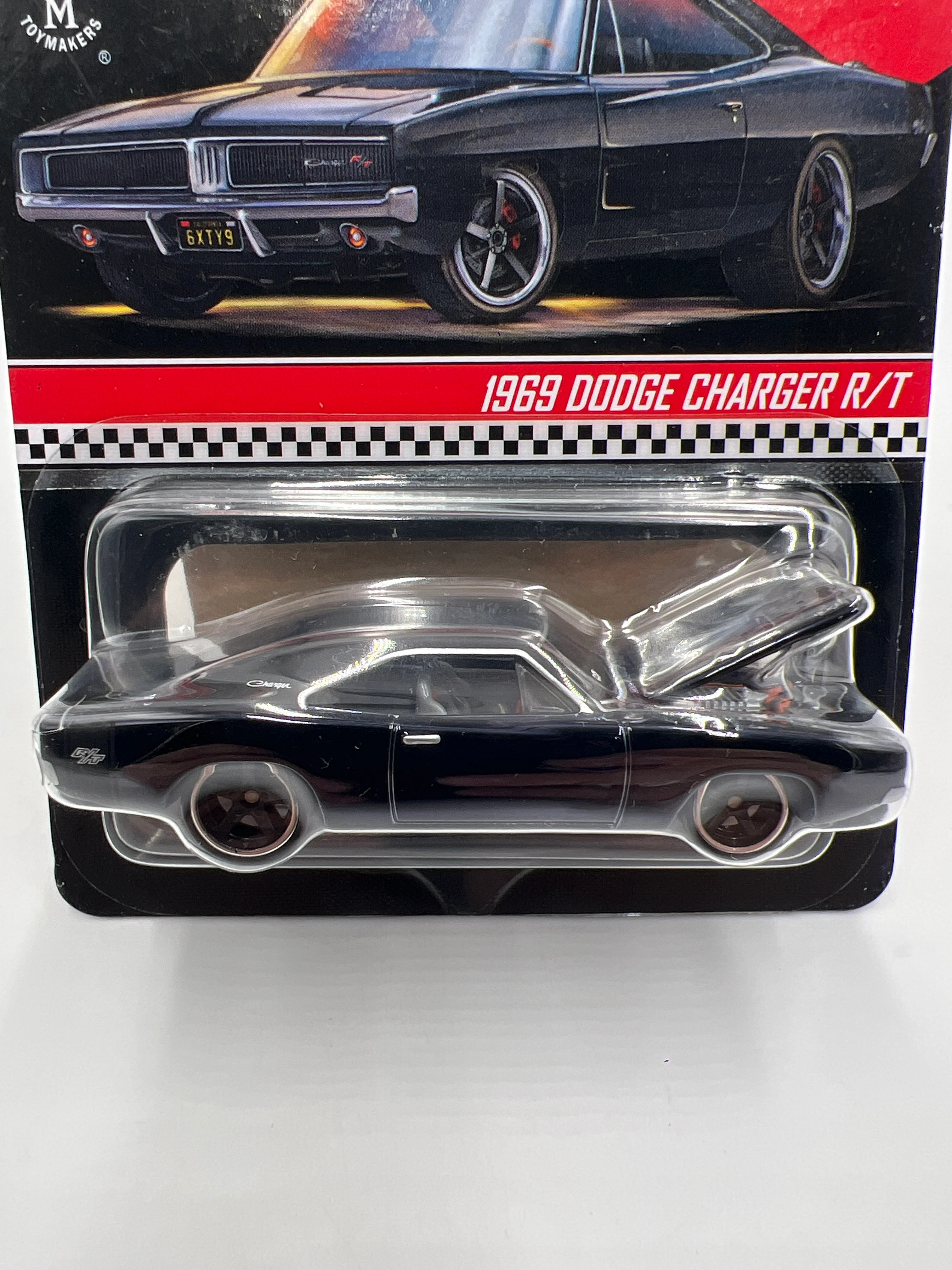 2024 Hot Wheels RLC 16754/17500 1969 Dodge Charger R/T Black W/Protector Cracked Blister - Image 2