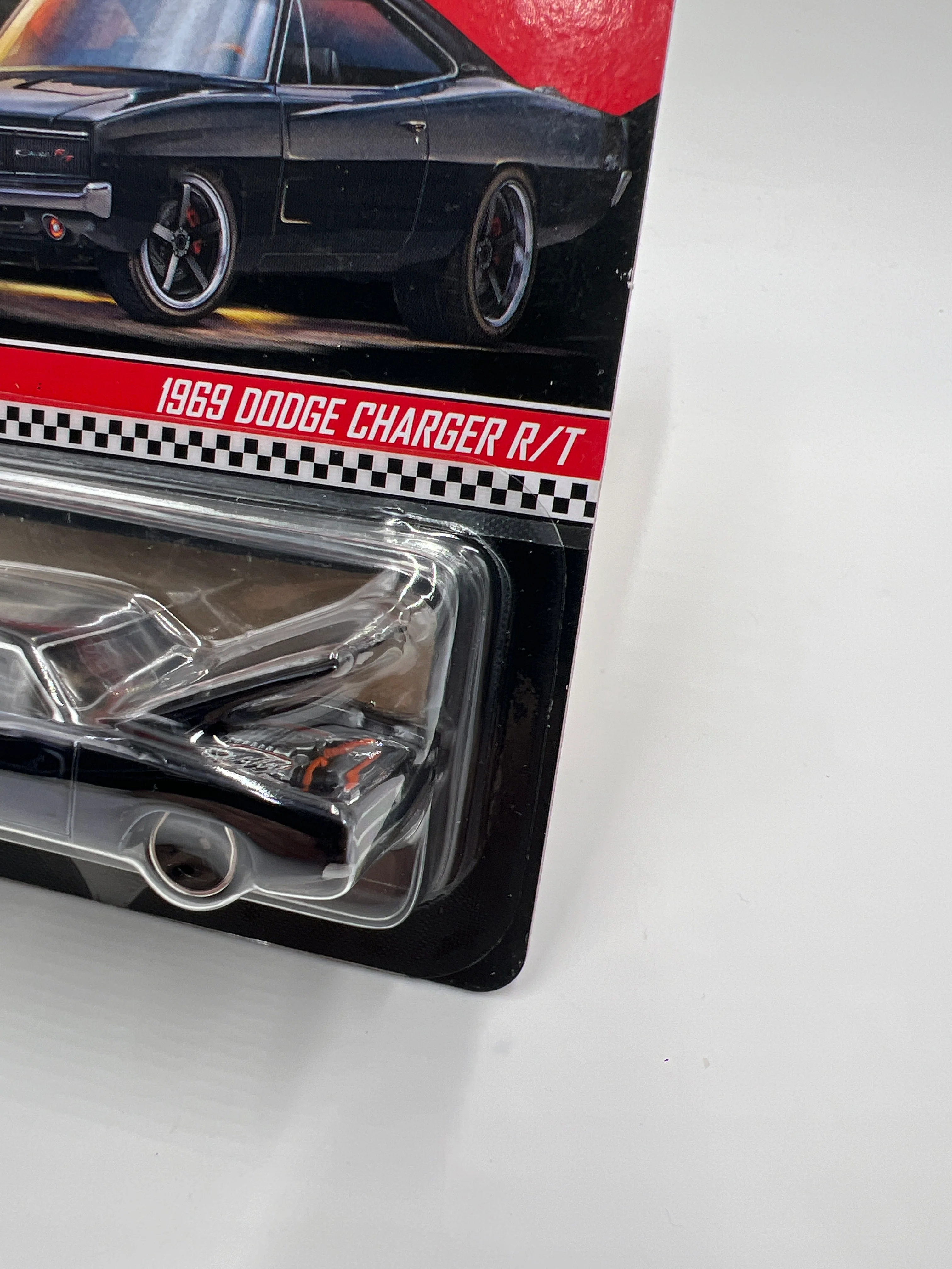 2024 Hot Wheels RLC 16754/17500 1969 Dodge Charger R/T Black W/Protector Cracked Blister - Image 3