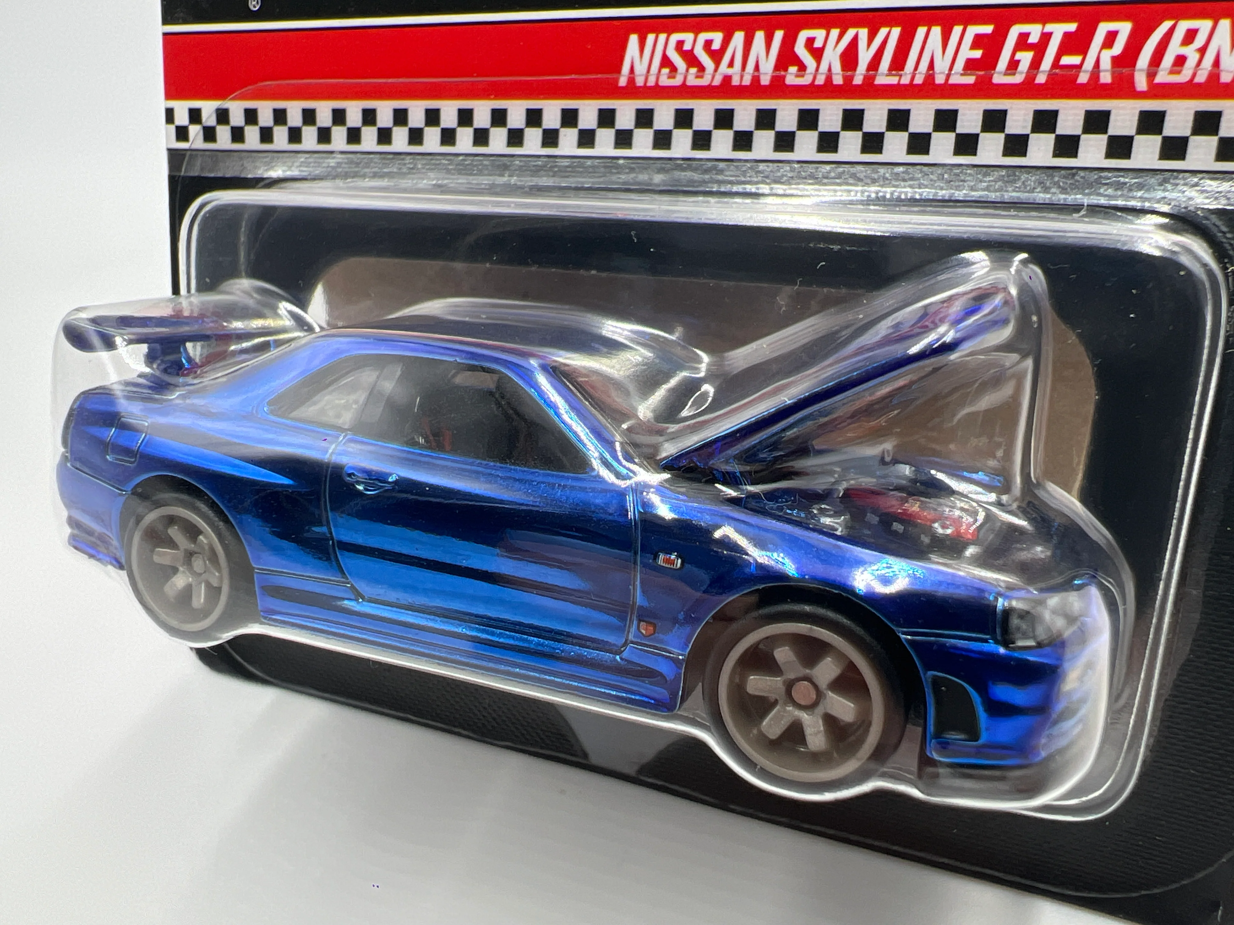 Hot Wheels RLC Nissan Skyline GT-R BNR34 Blue #8483/12500 W/Protector - Image 2