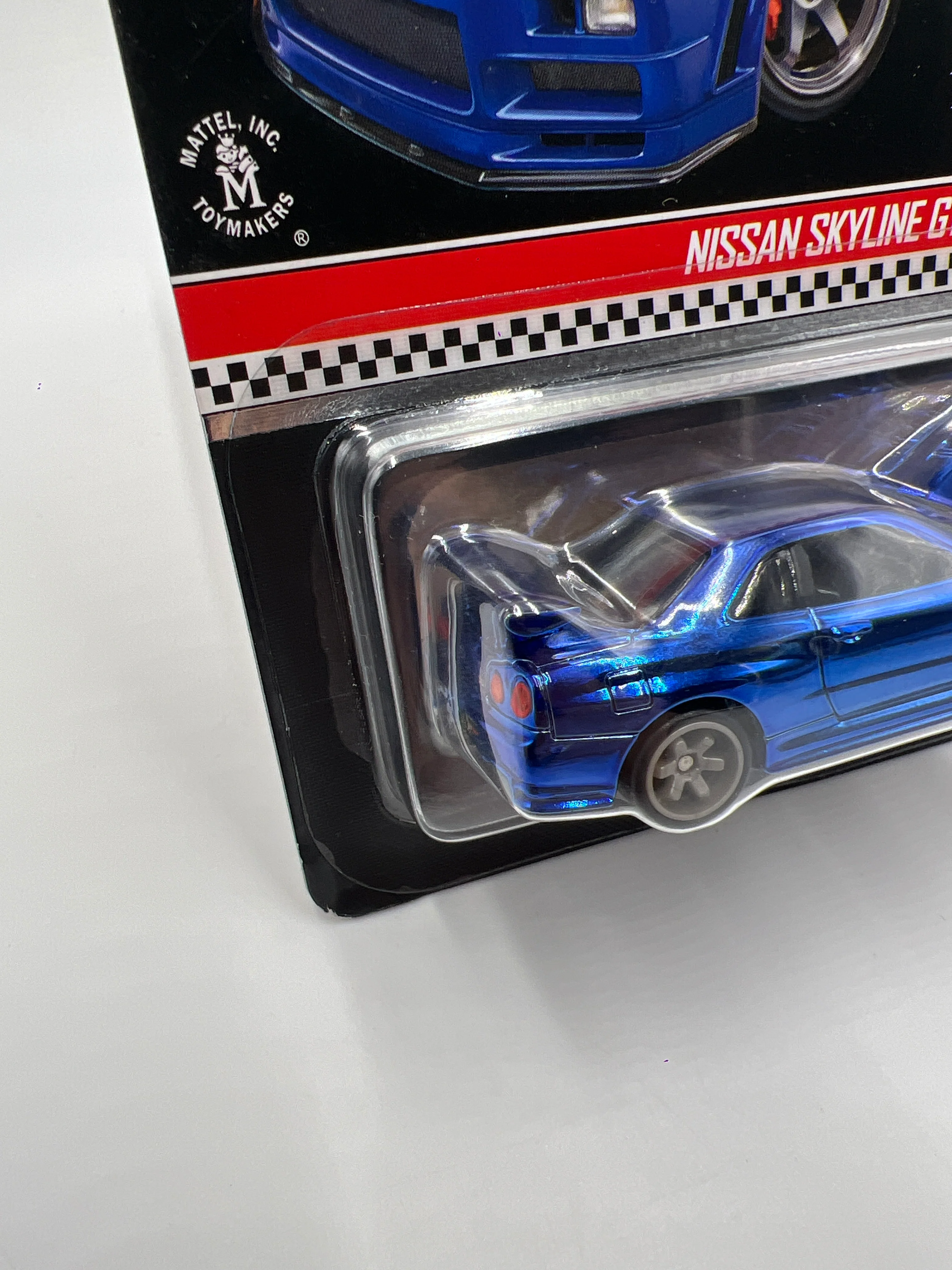 Hot Wheels RLC Nissan Skyline GT-R BNR34 Blue #8483/12500 W/Protector - Image 4