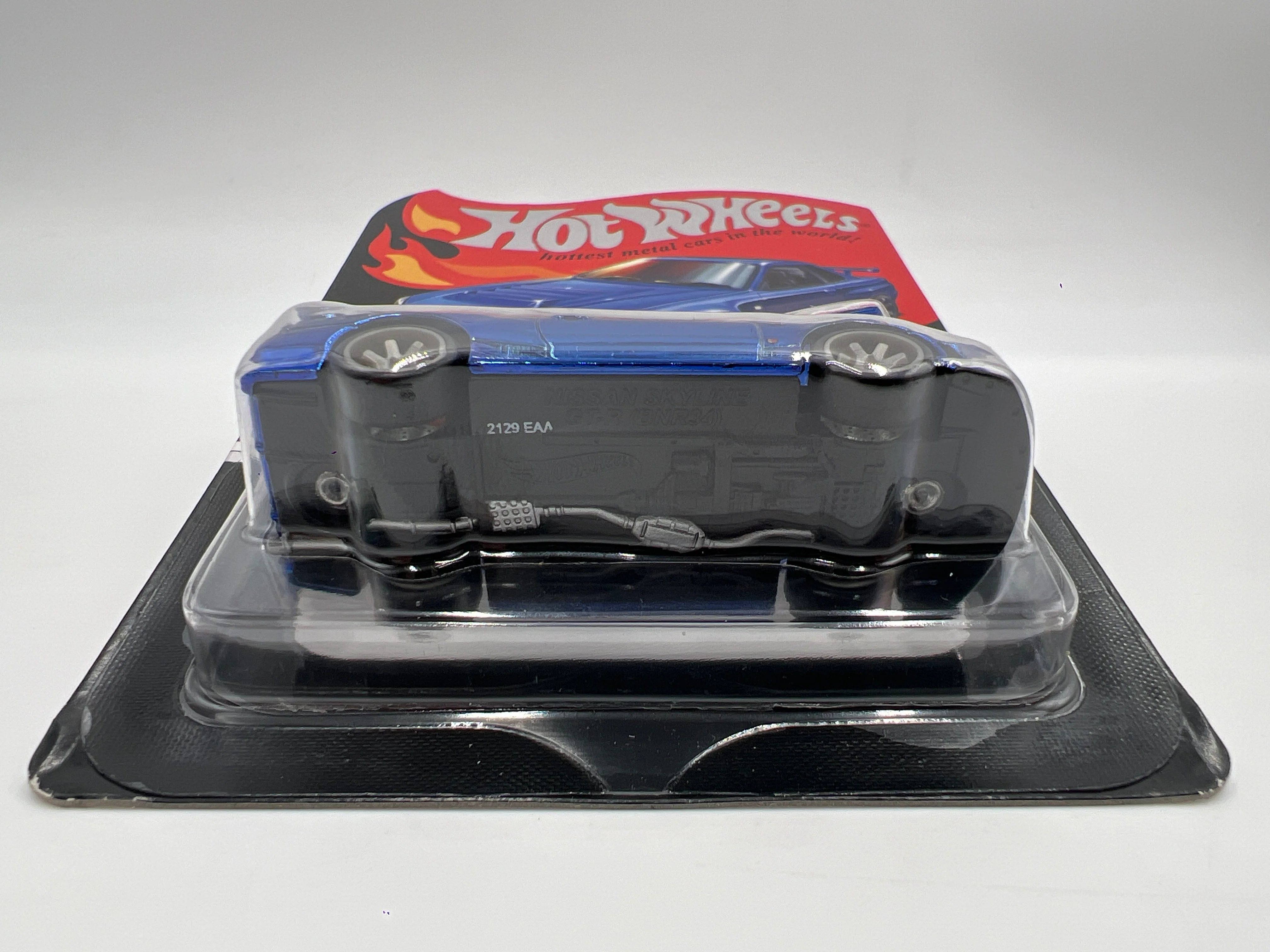 Hot Wheels RLC Nissan Skyline GT-R BNR34 Blue #8483/12500 W/Protector - Image 5