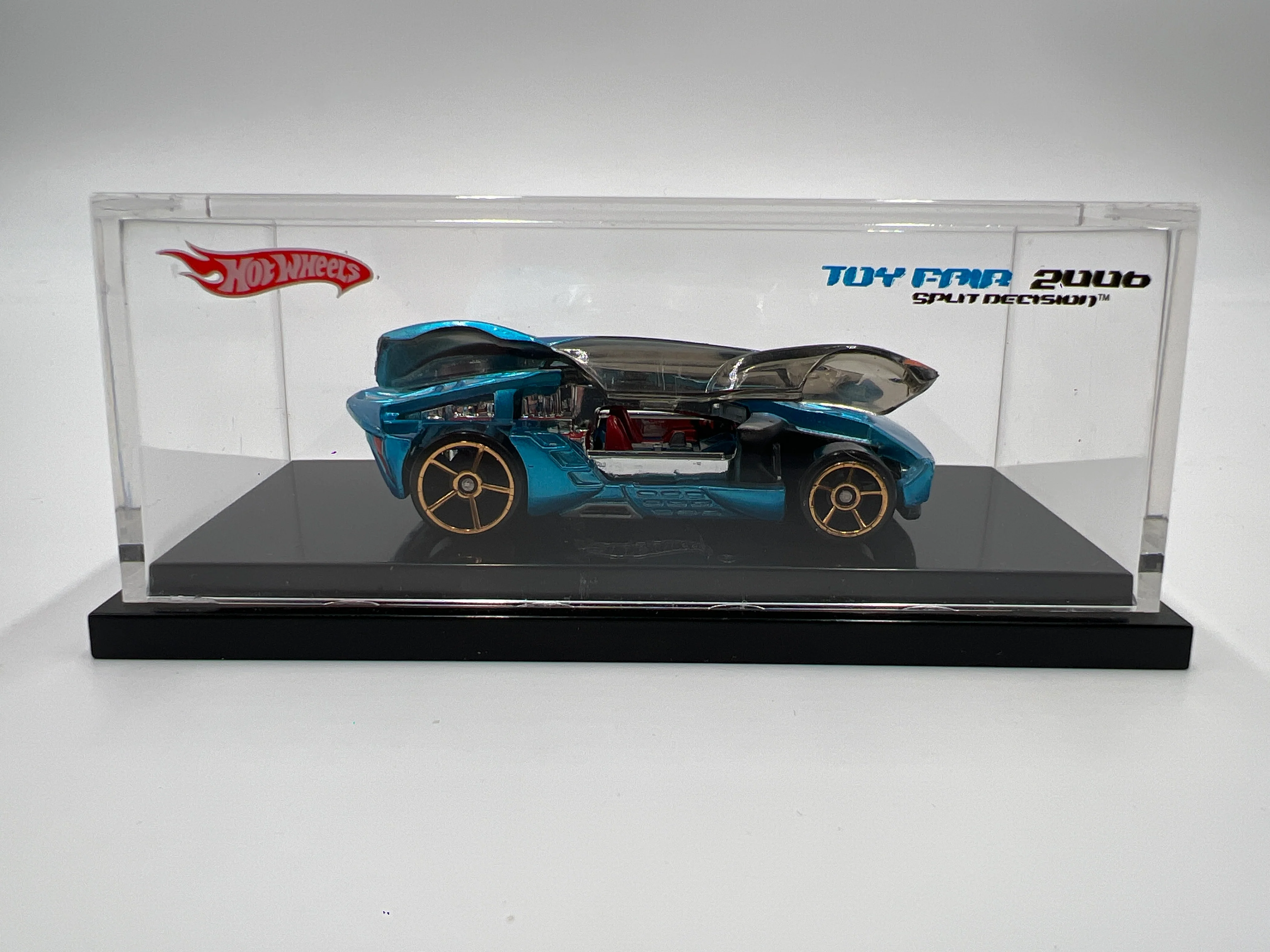 Hot Wheels Toy Fair 2006 Split Decision Blue - Image 2