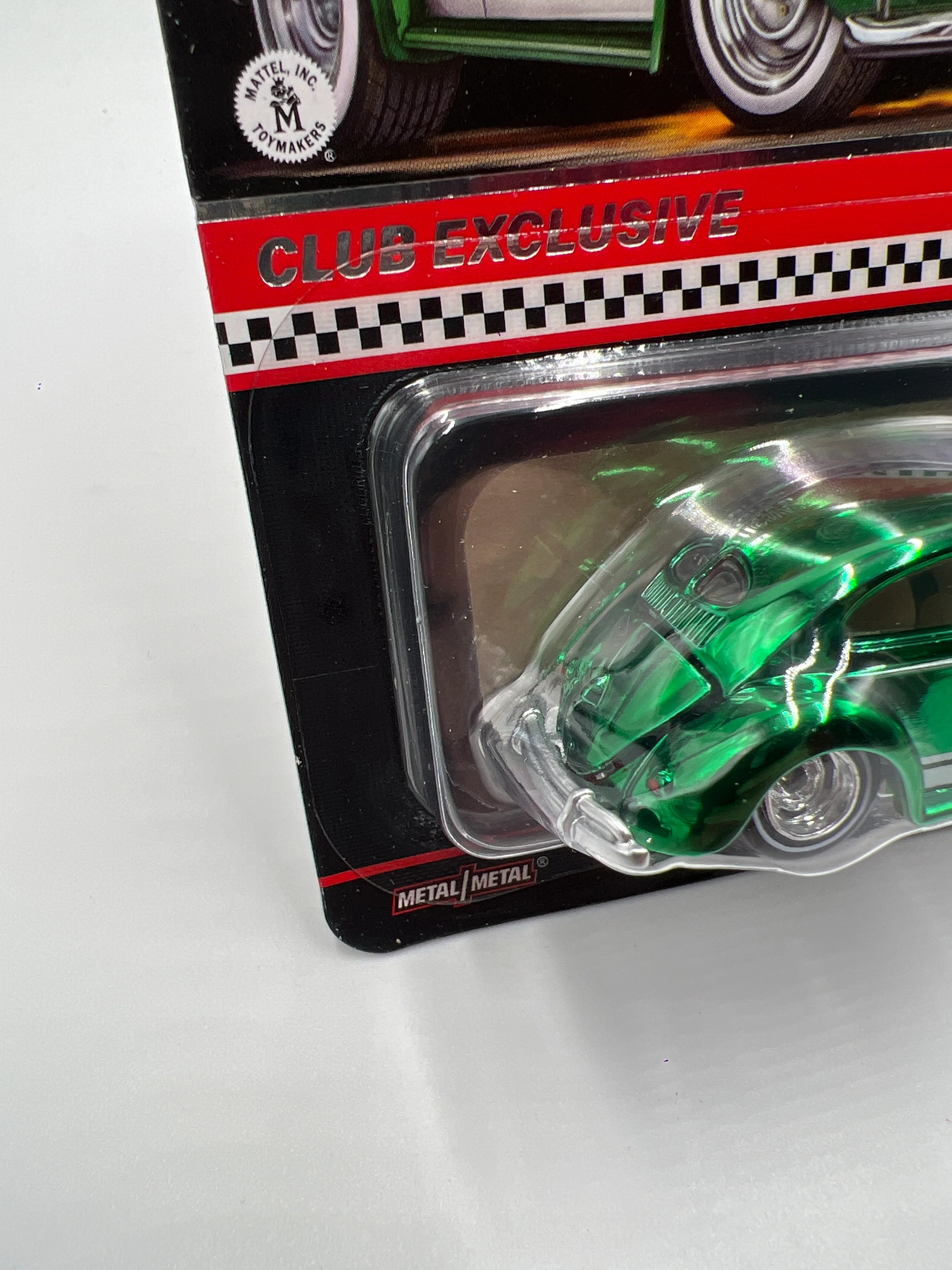 2024 Hot Wheels RLC Club Exclusive Kawa-Bug-A Green In Protector W/Patch & Button - Image 5