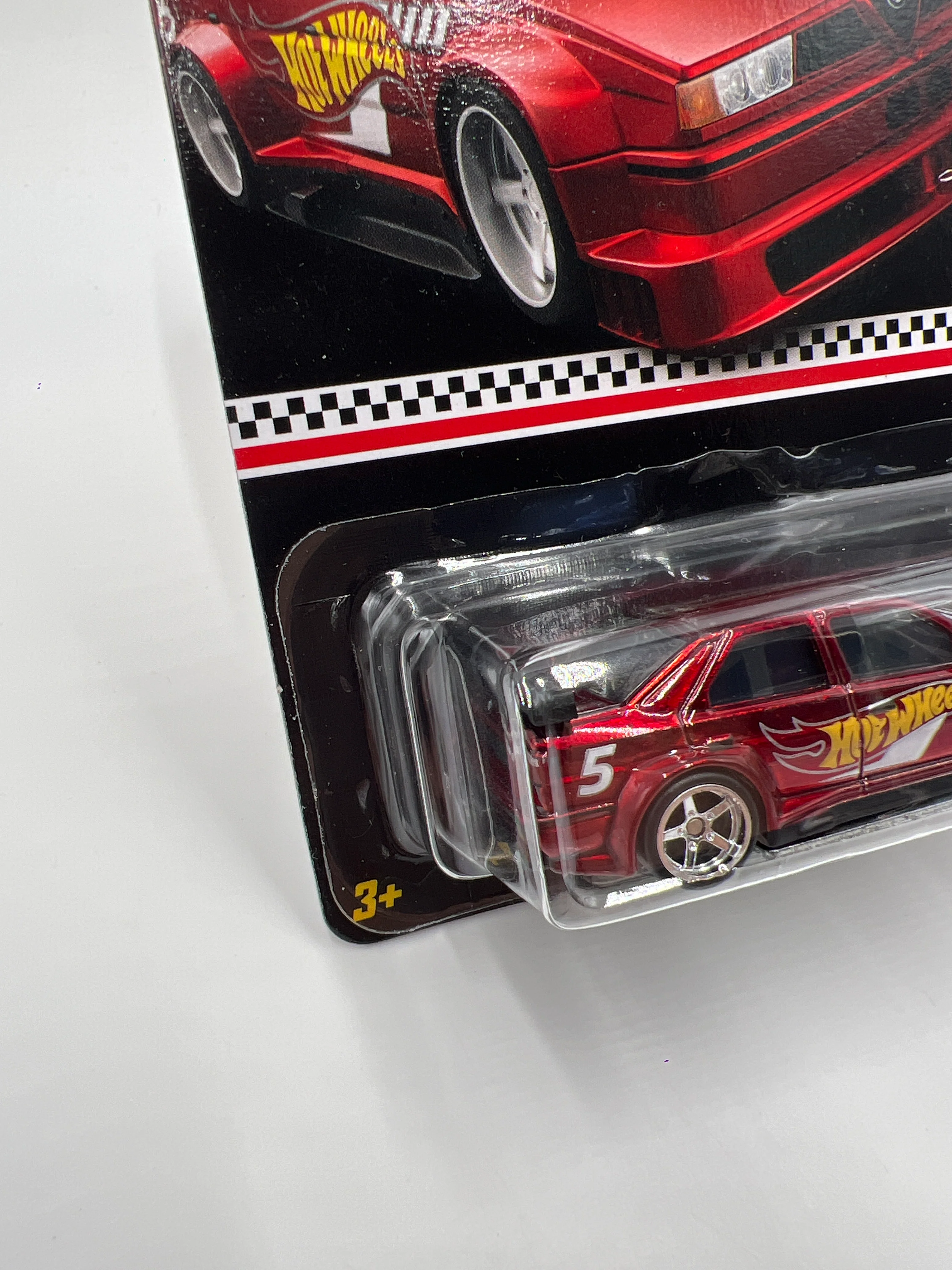 2024 Hot Wheels RLC Collector Edition Mail In #5 Alfa Romeo 155 V6 Ti Red W/Protector - Image 4