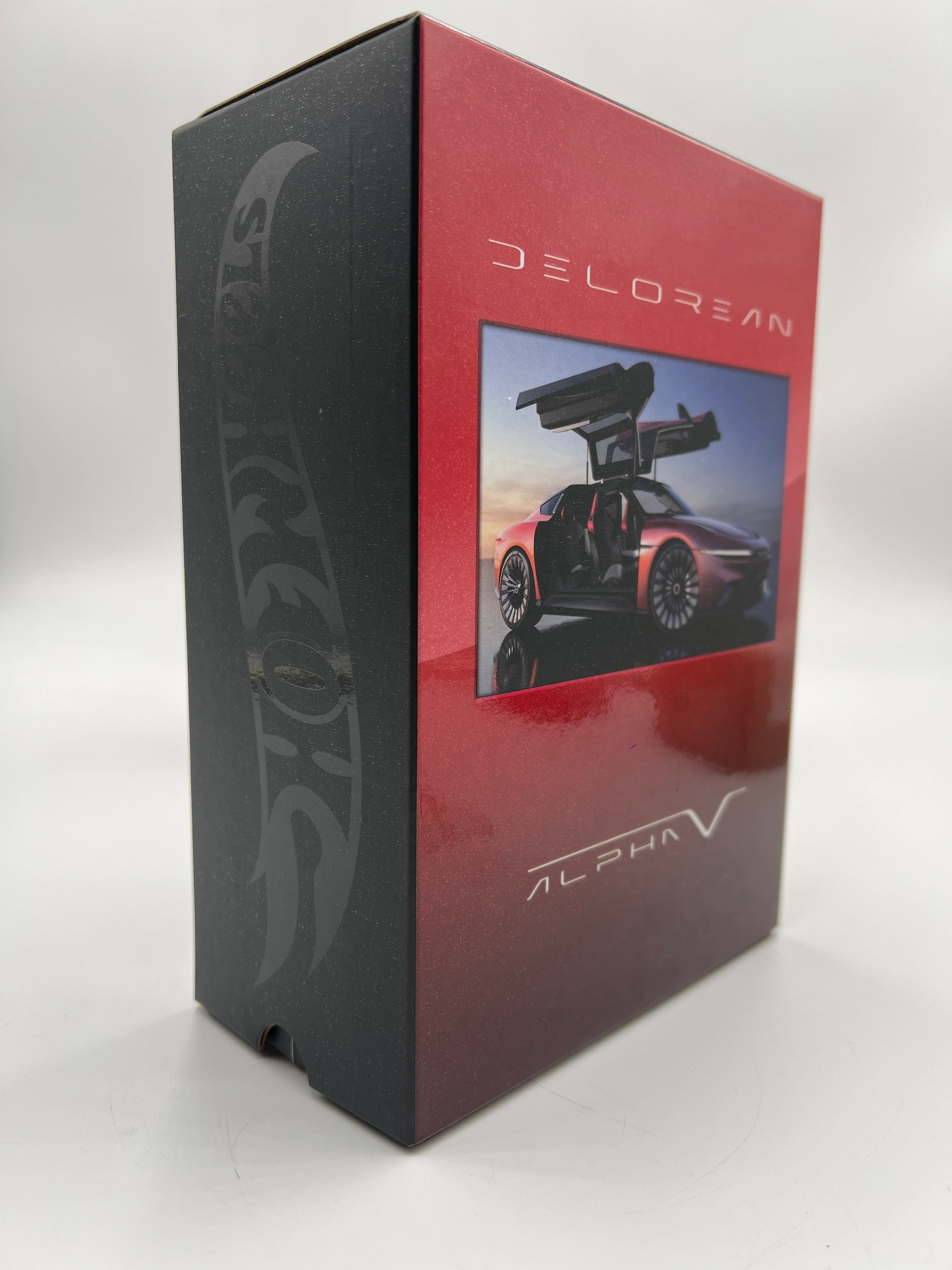 2023 Hot Wheels RLC Delorean DMC-12 Silver & Alpha5 Red Set W/Box - Image 7
