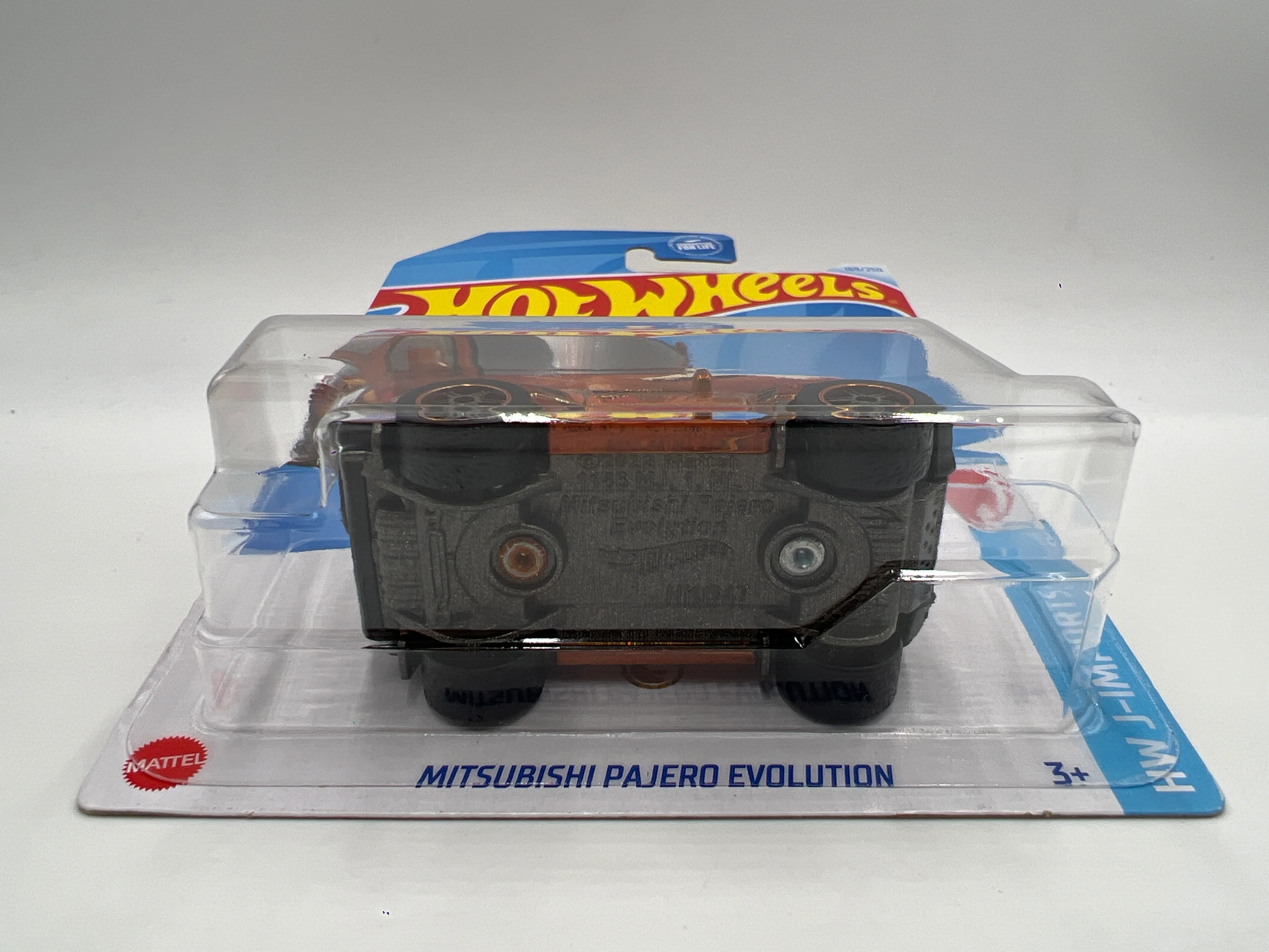 2024 Hot Wheels Super Treasure Hunt #169 Mitsubishi Pajero Evolution Orange W/Protector - Image 5