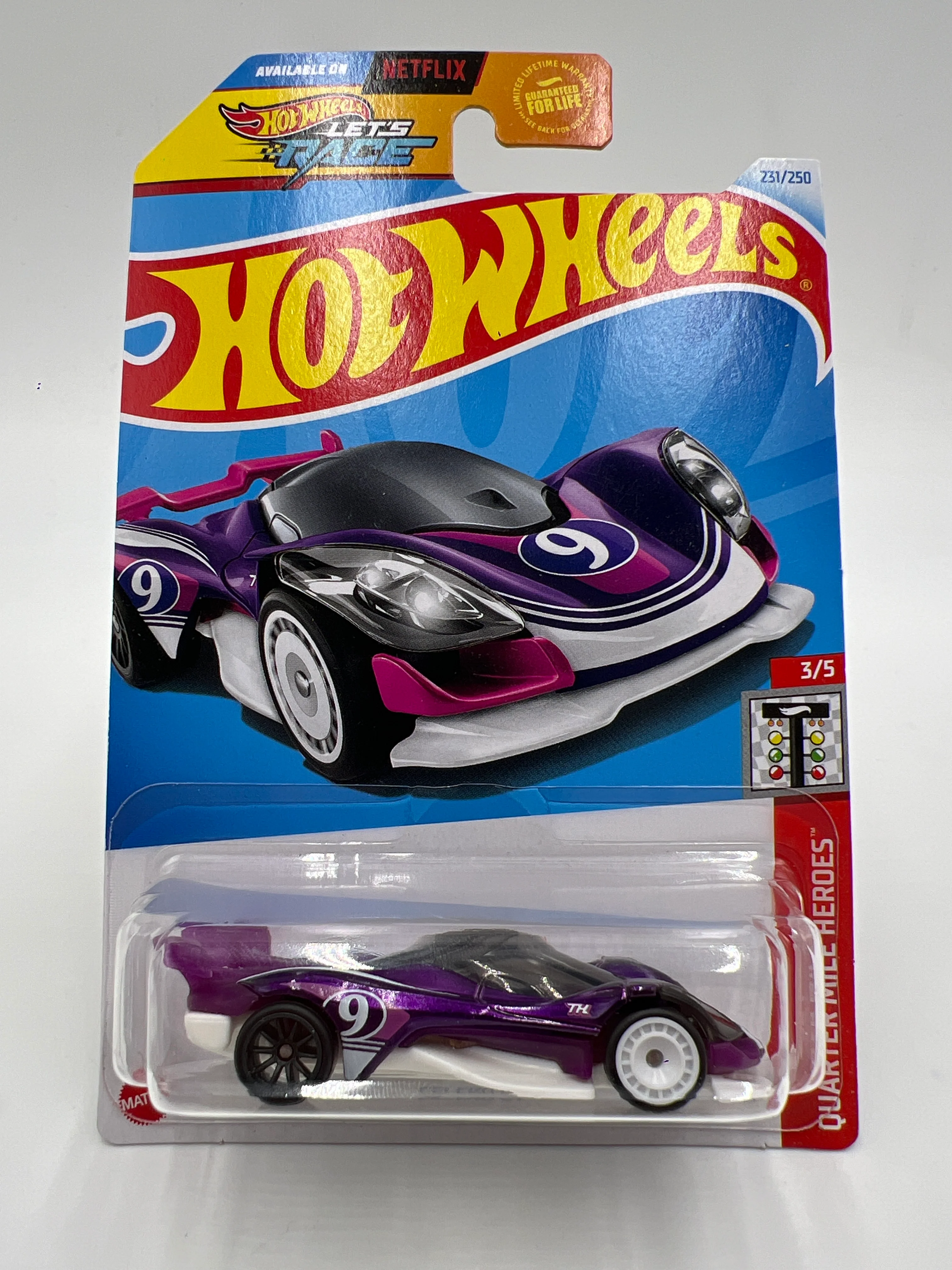 2024 Hot Wheels Super Treasure Hunt #231 Celero GT Purple W/Protector - Image 2