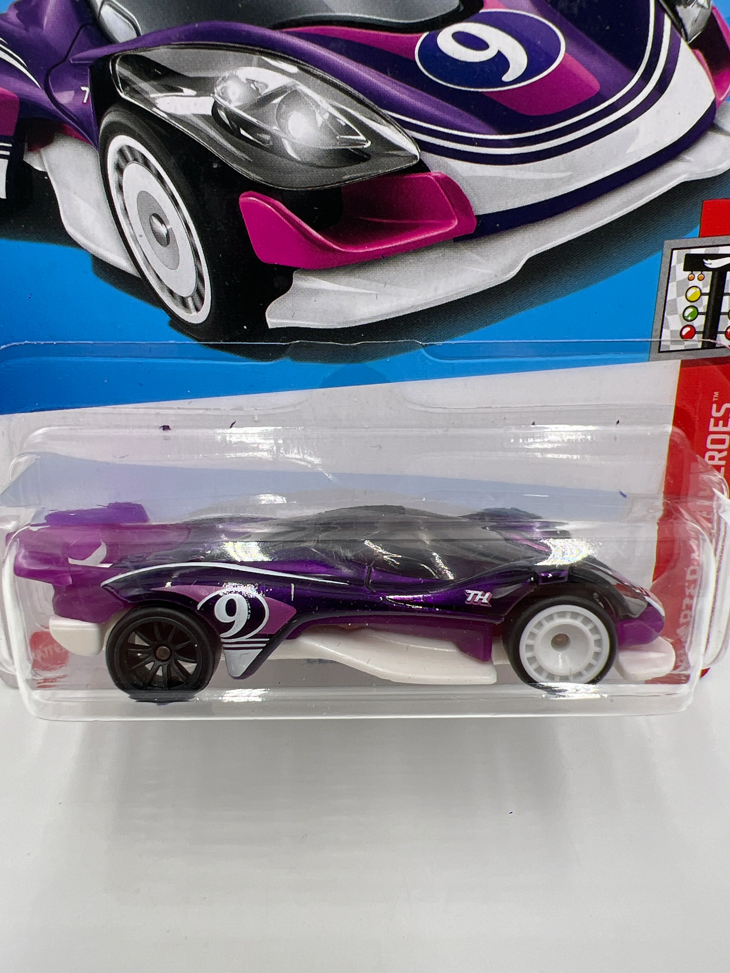 2024 Hot Wheels Super Treasure Hunt #231 Celero GT Purple W/Protector 2 - Image 2