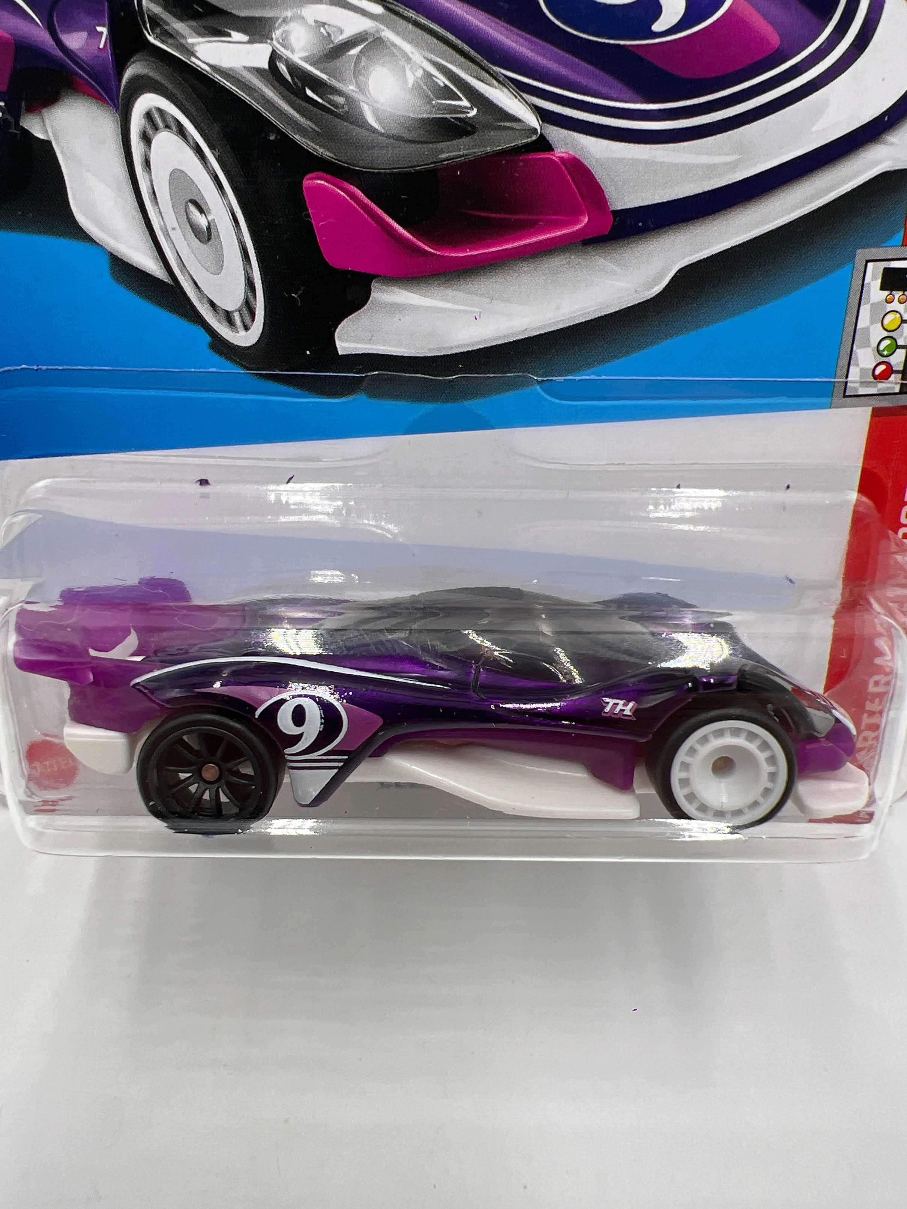 2024 Hot Wheels Super Treasure Hunt #231 Celero GT Purple W/Protector 2 - Image 2
