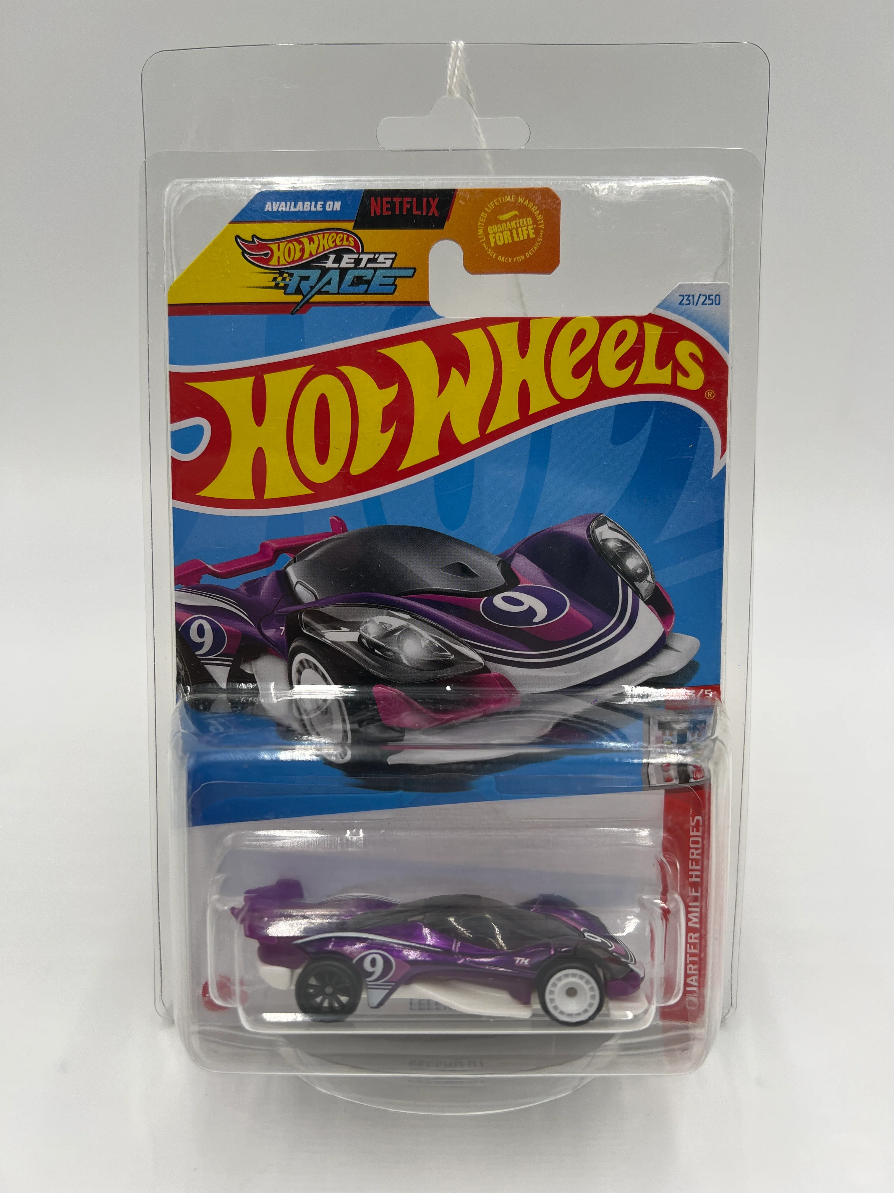 2024 Hot Wheels Super Treasure Hunt #231 Celero GT Purple W/Protector - Image 8