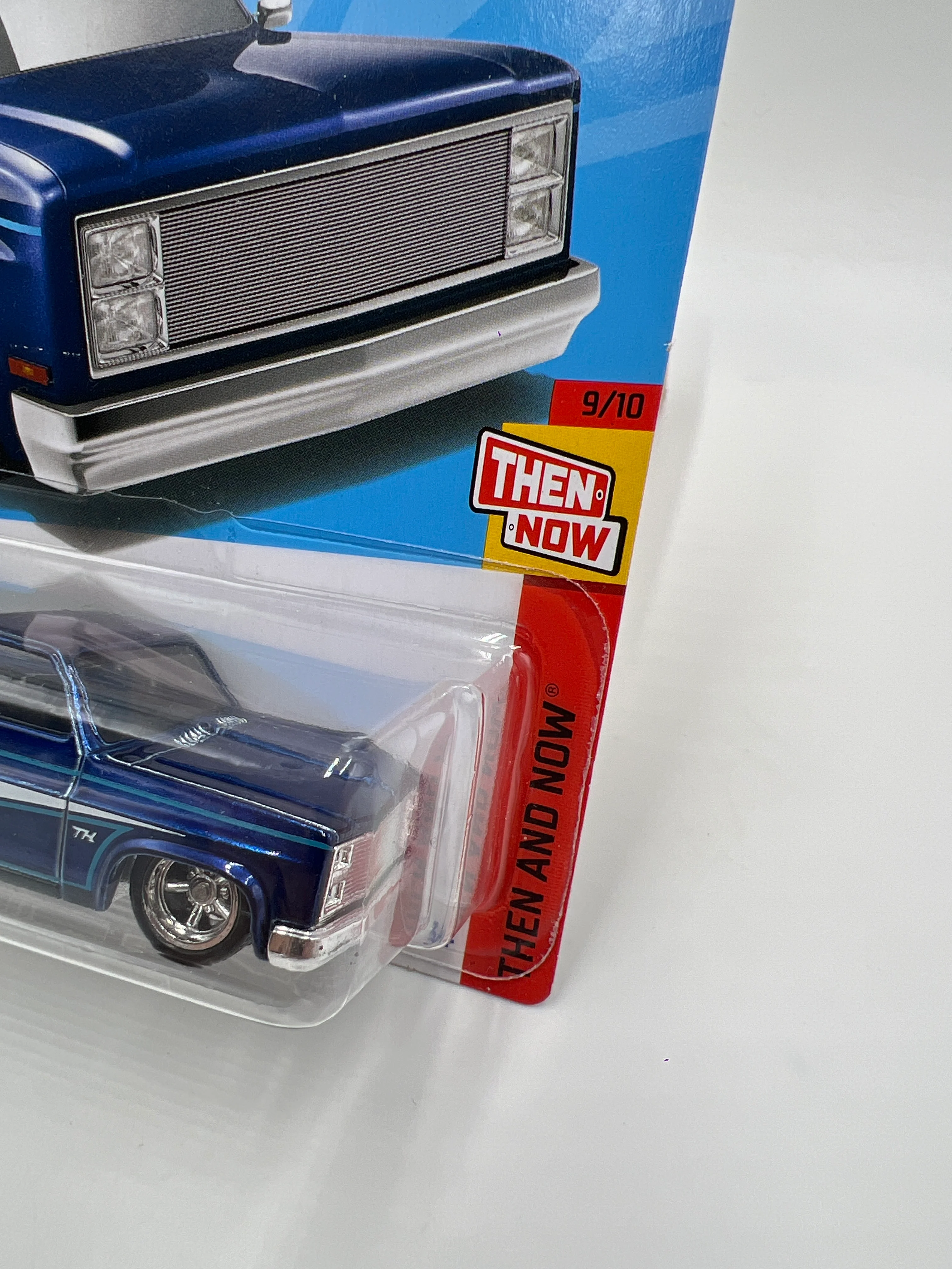 2024 Hot Wheels Super Treasure Hunt #249 83 Chevy Silverado Blue W/Protector - Image 3