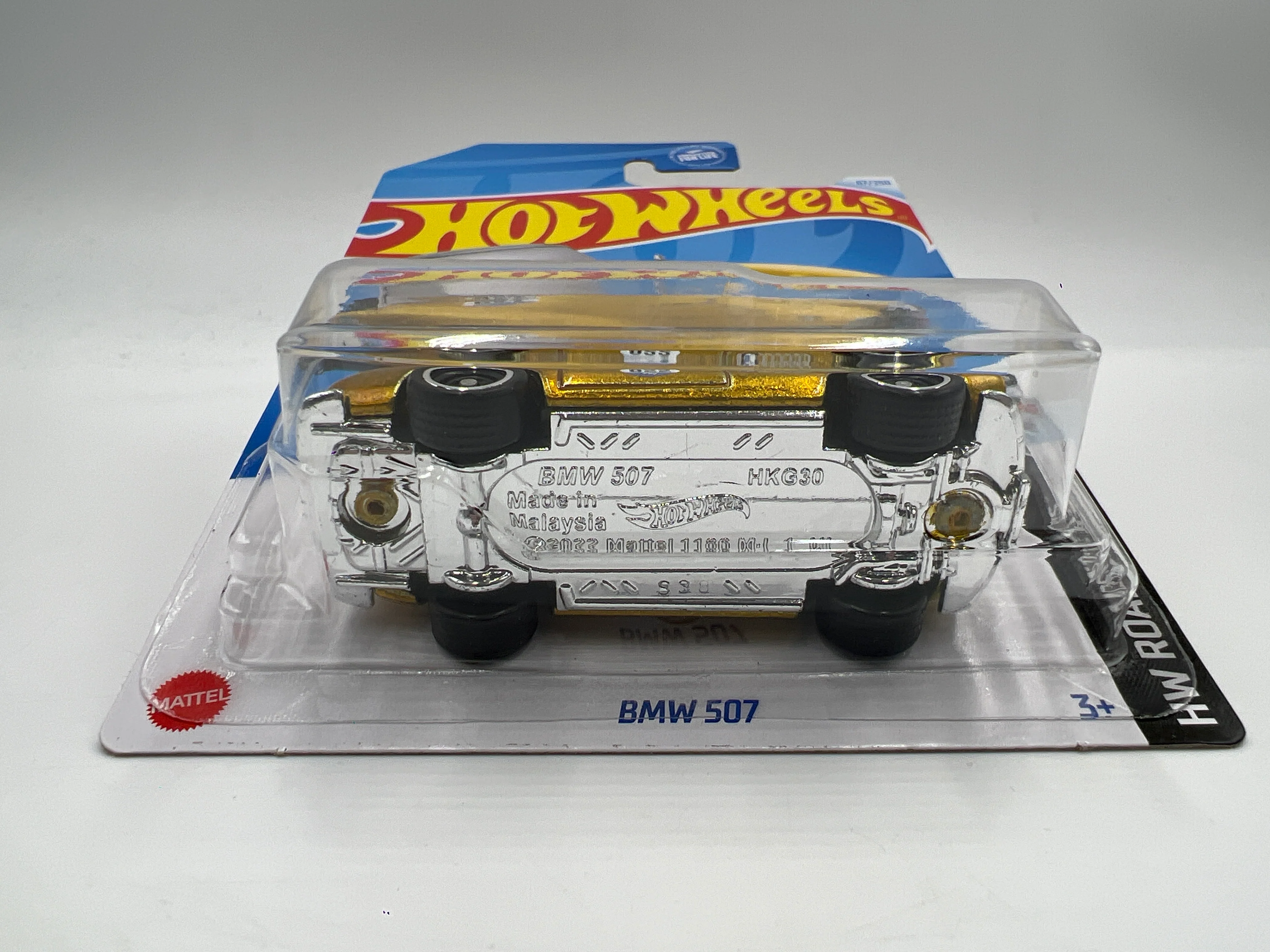 2024 Hot Wheels Super Treasure Hunt #67 BMW 507 Gold W/Protector - Image 6