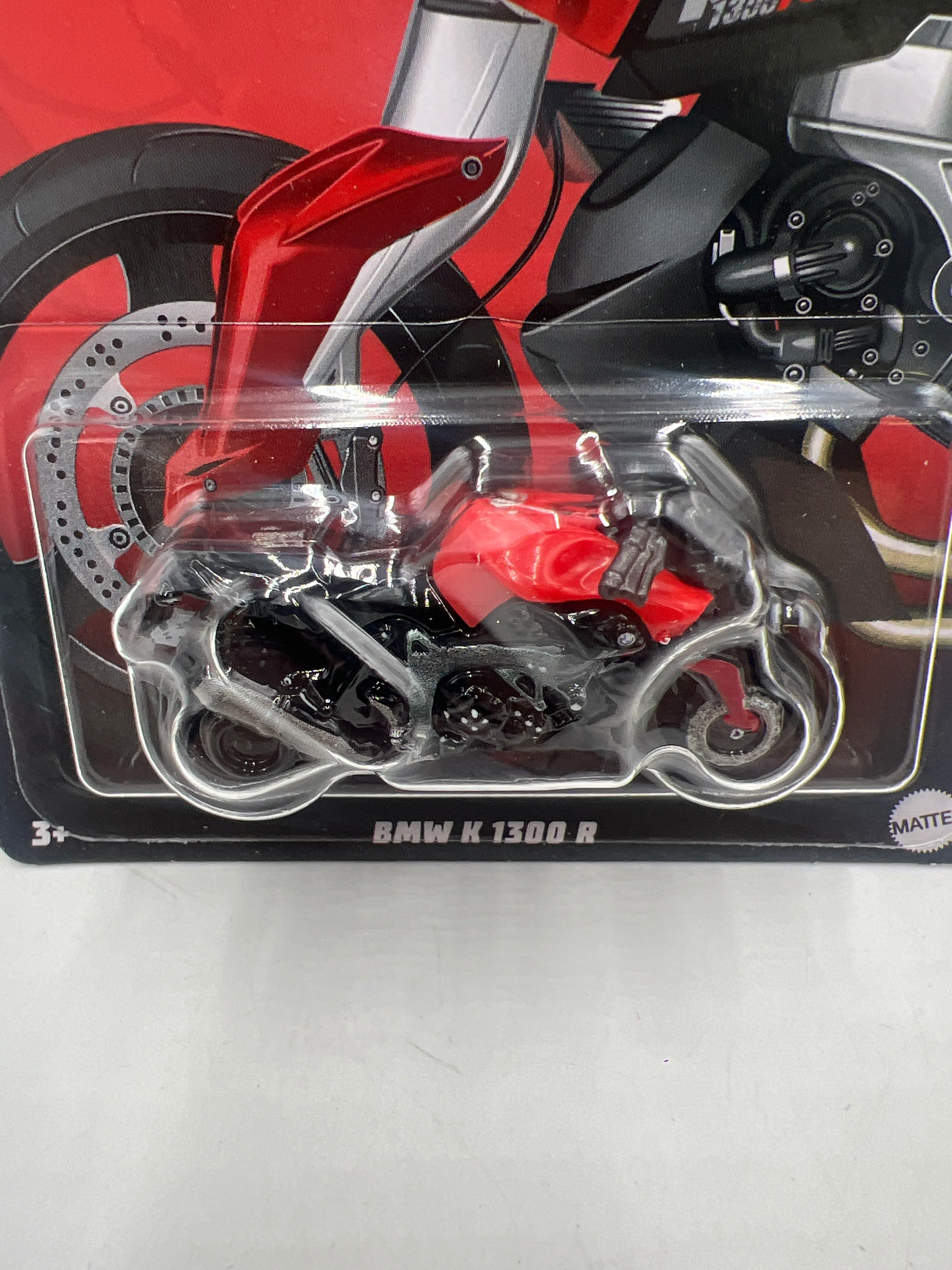 2024 Hot Wheels Themed Auto Motorcycle Club #2 BMW K 1300 R card not perfect 160H - Image 3