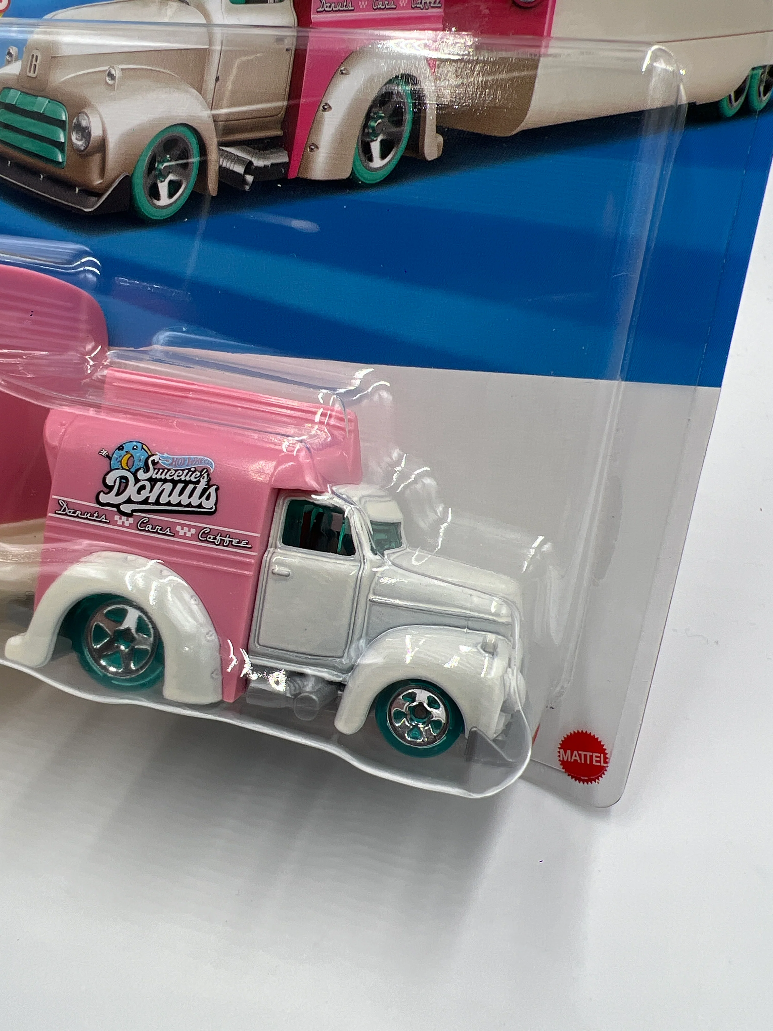 2025 Hot Wheels Super Rigs Sweet Delivery Pink/White 168F - Image 4
