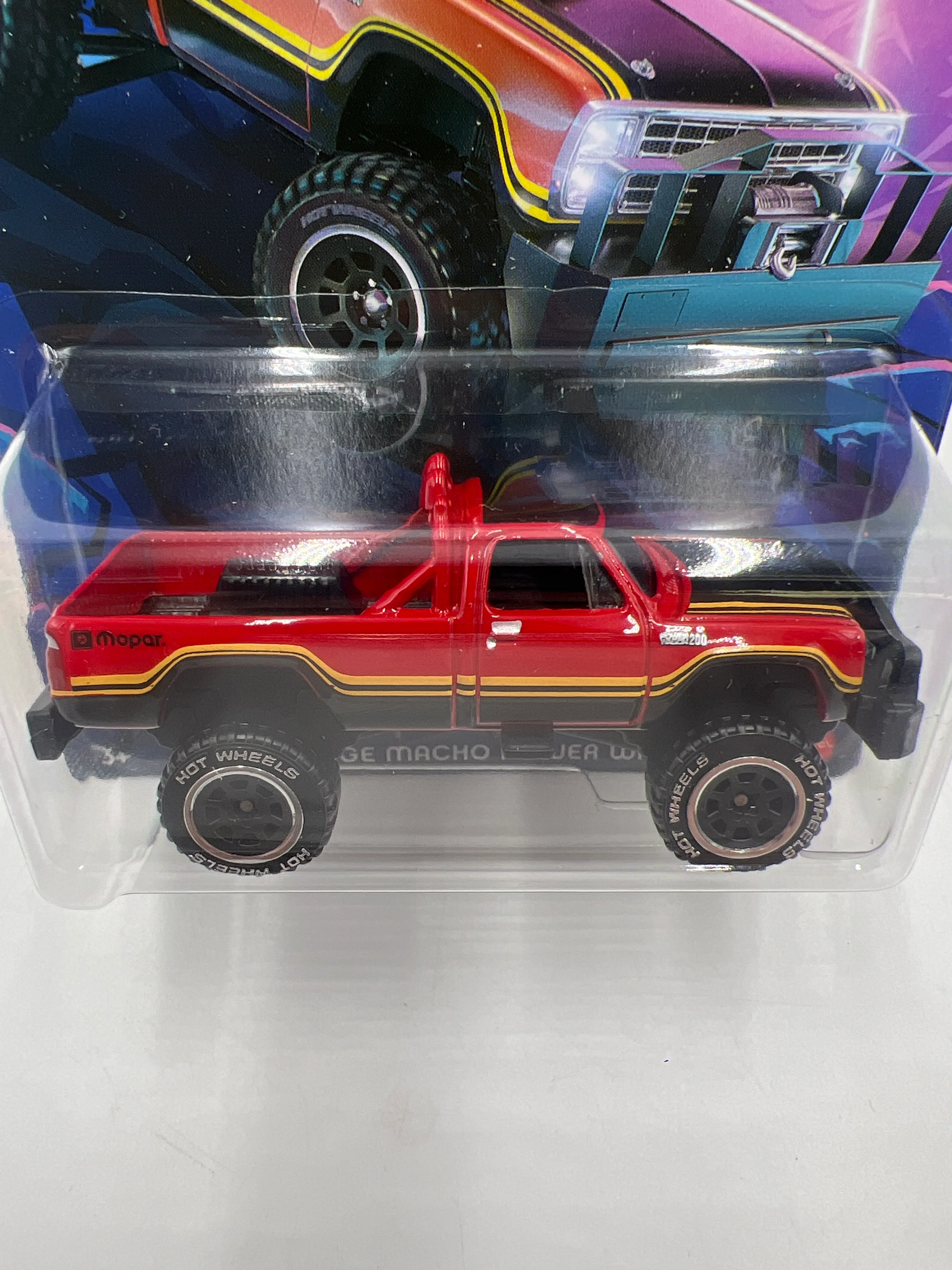 2024 Hot Wheels Tubular Trucks 1/5 1980 Dodge Macho Power Wagon 160E - Image 3