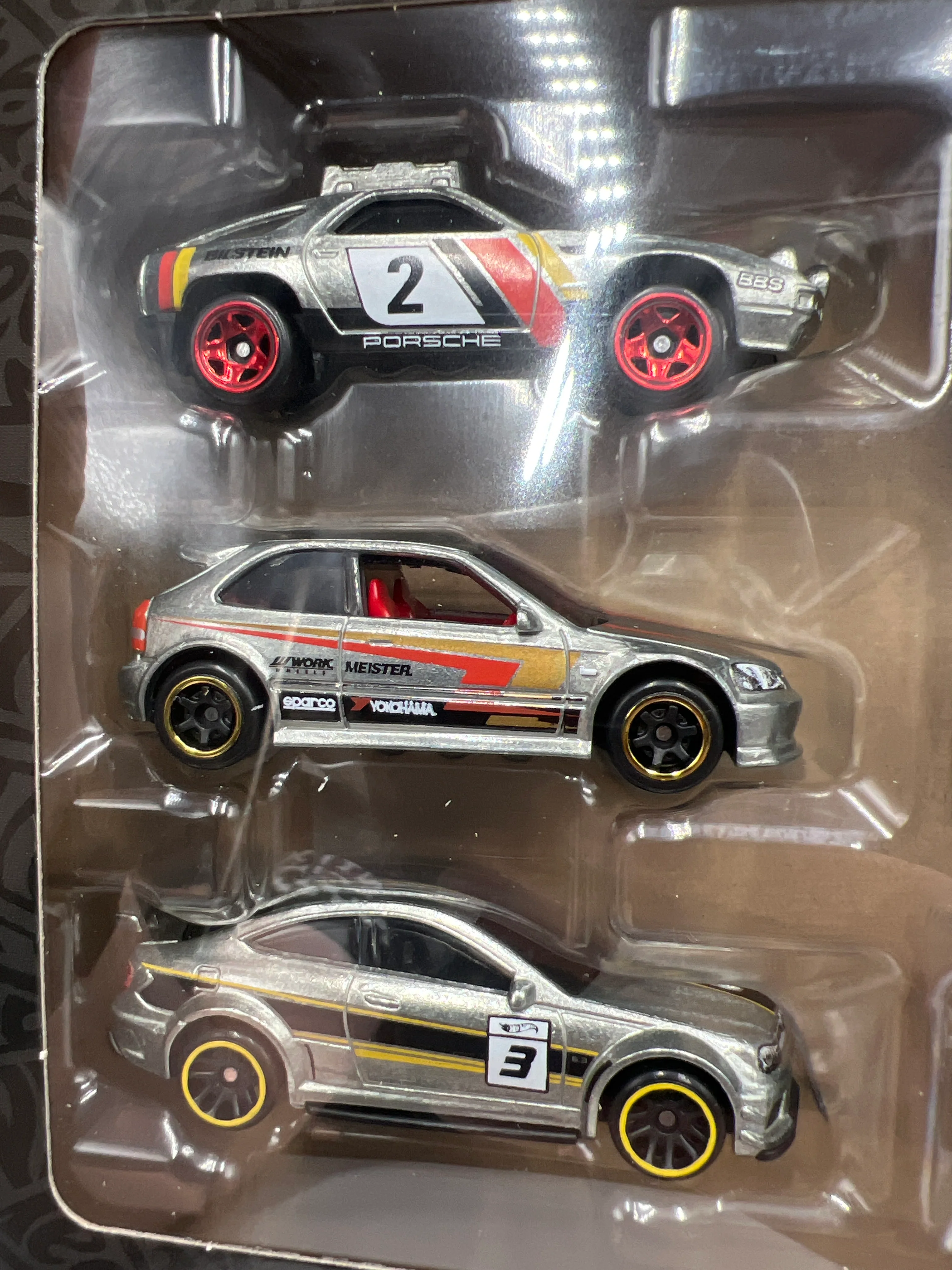 2025 Hot Wheels Silver Series Walmart Exclusive Zamac Box Set of 6 - Image 3