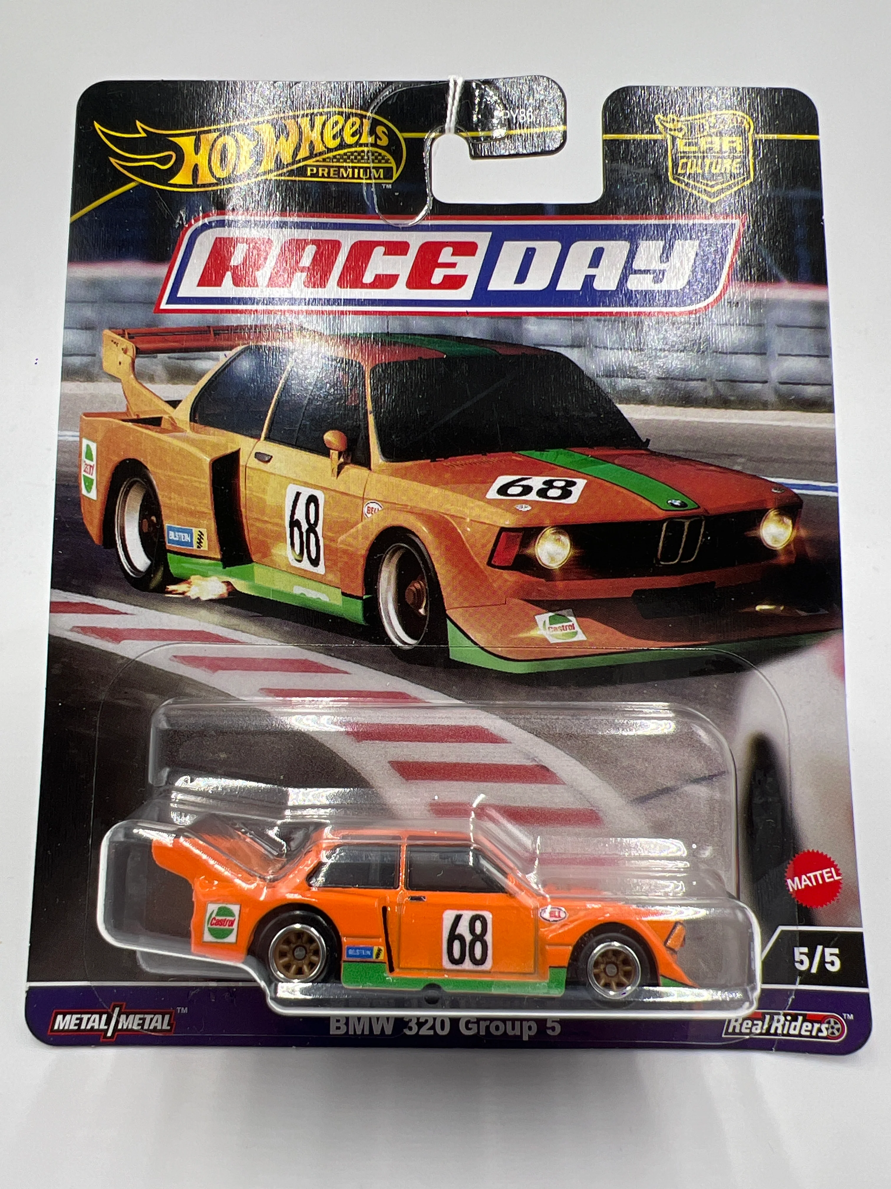 2024 HW Gold Label Premium Race Day #5 BMW 320 Group 5 Orange 244H - Image 2