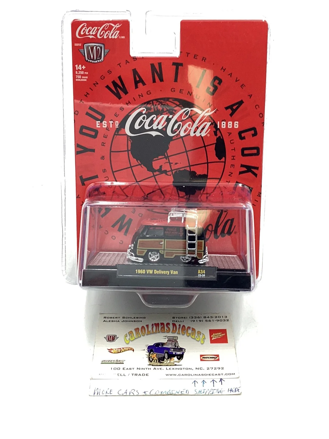 2024 M2 Machines 1960 VW Delivery Van Coke A34 197D