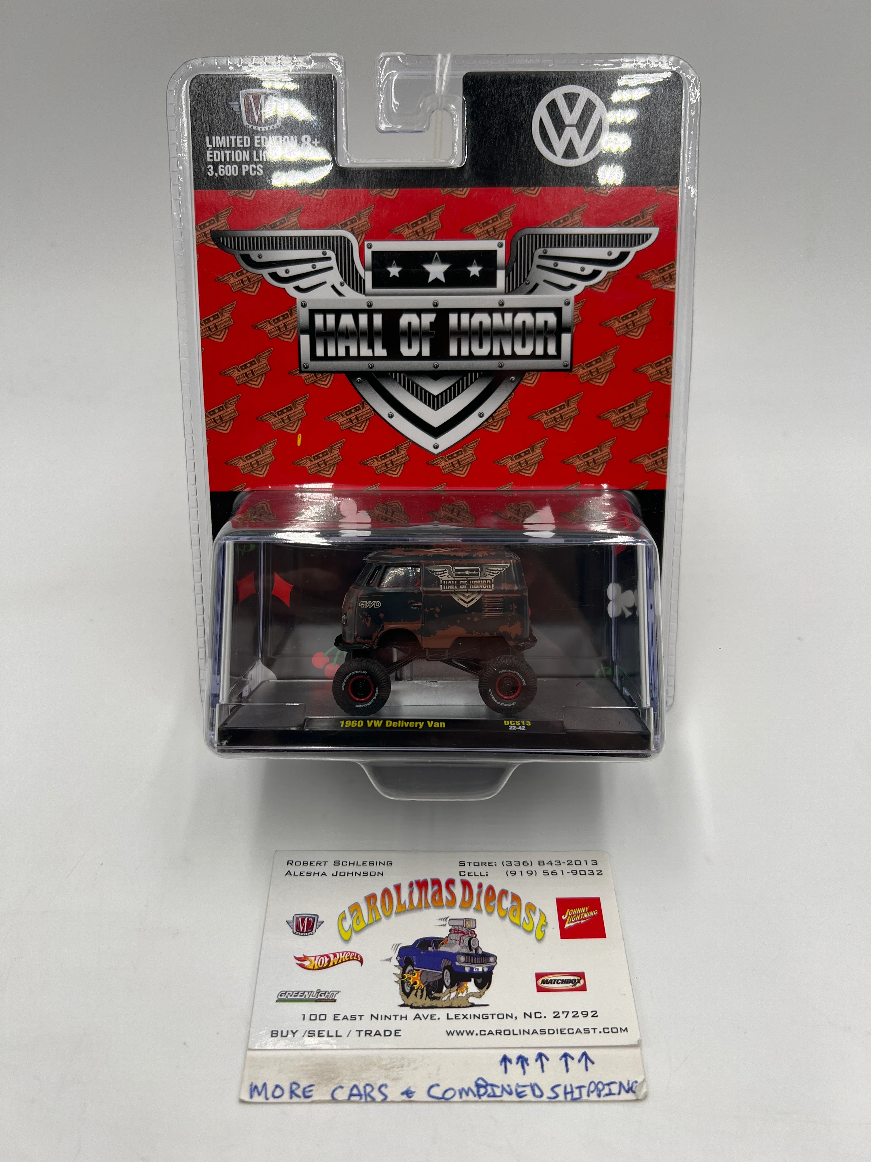 M2 Machines Hall Of Honor 1960 VW Delivery Van DCS13 196B