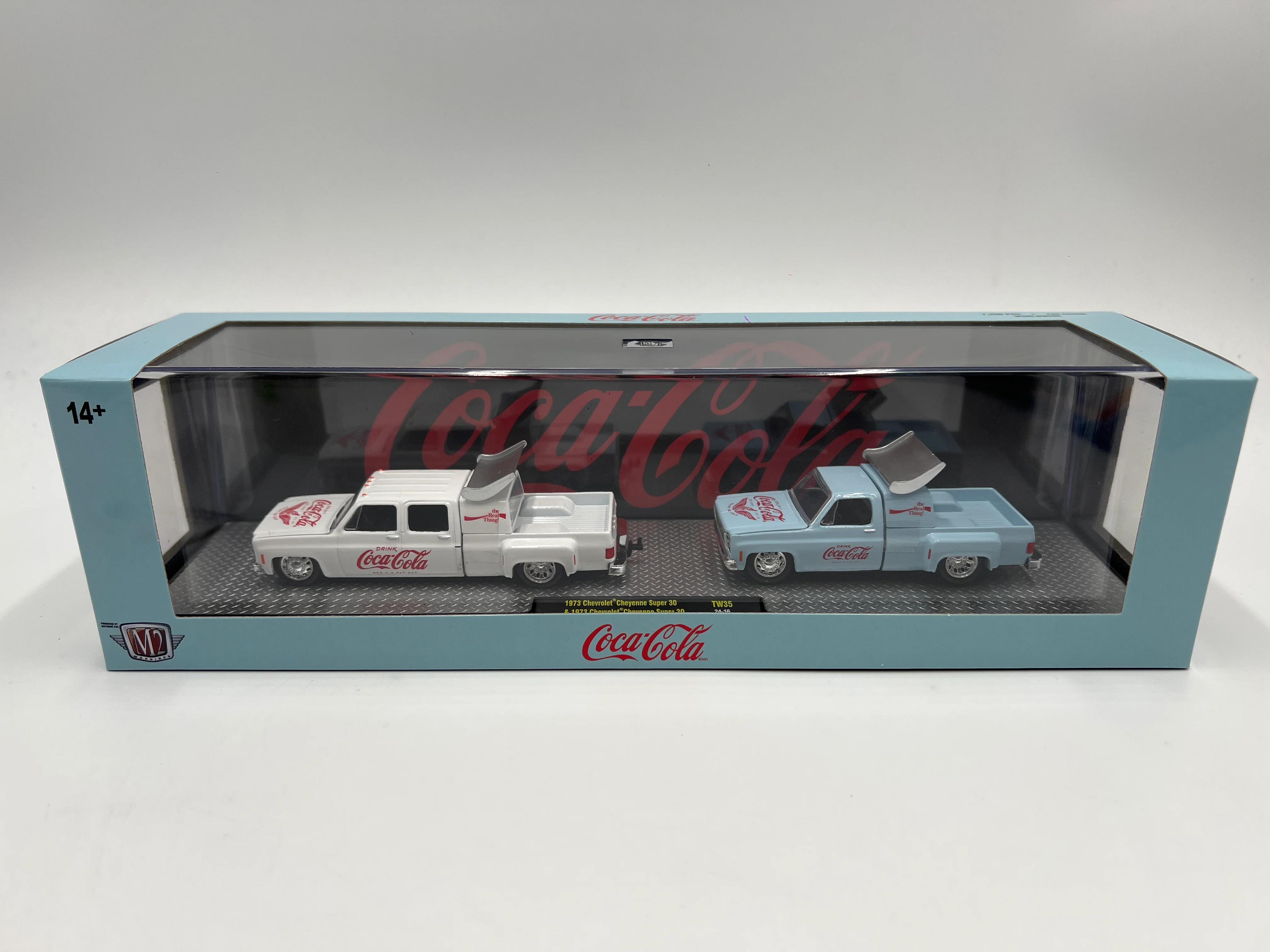 M2 Machines Auto Haulers Coca Cola 1973 Chevrolet Cheyenne Super 30 TW35 - Image 2