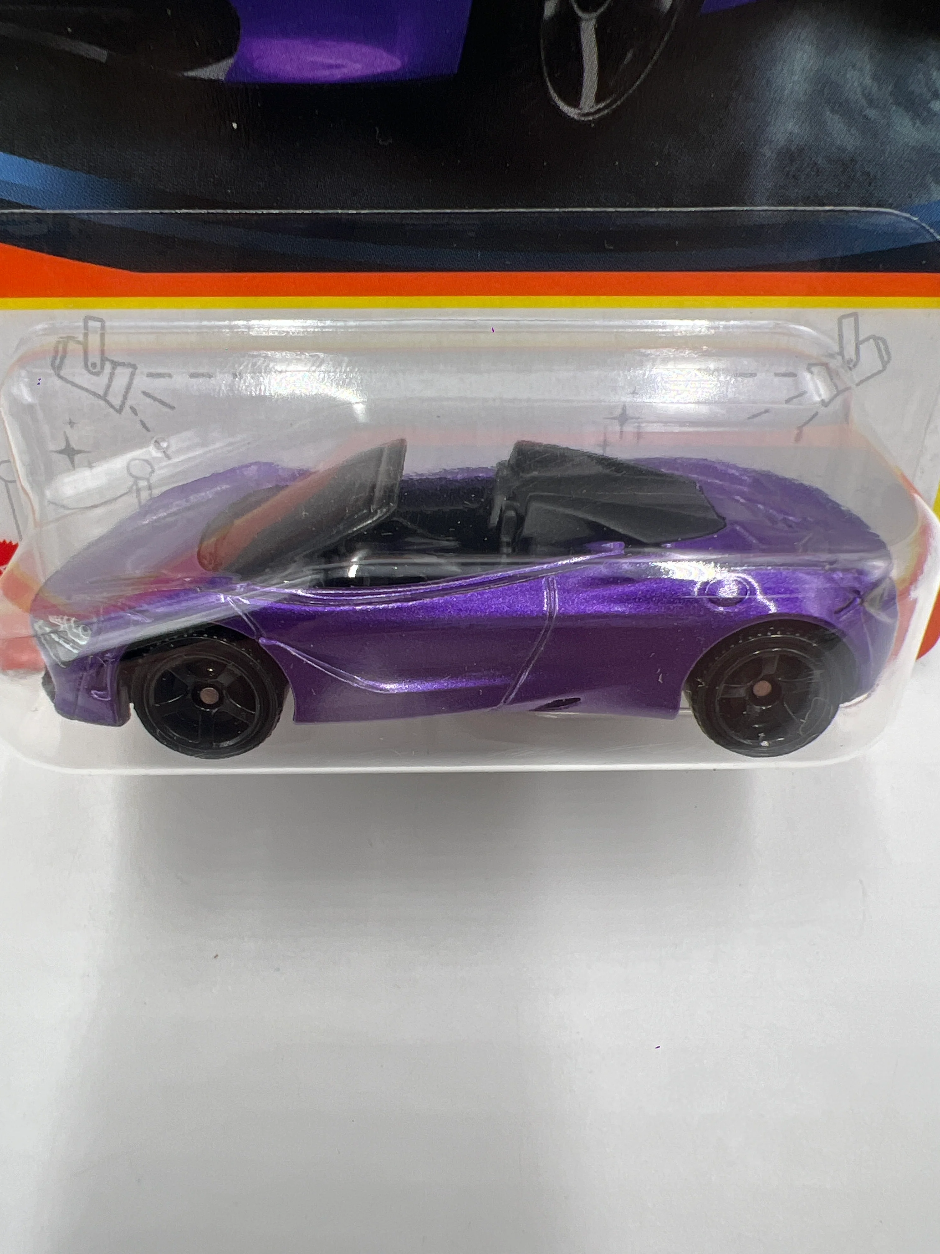 2024 Matchbox #85 2019 McLaren 720S Spider Purple 212E - Image 3