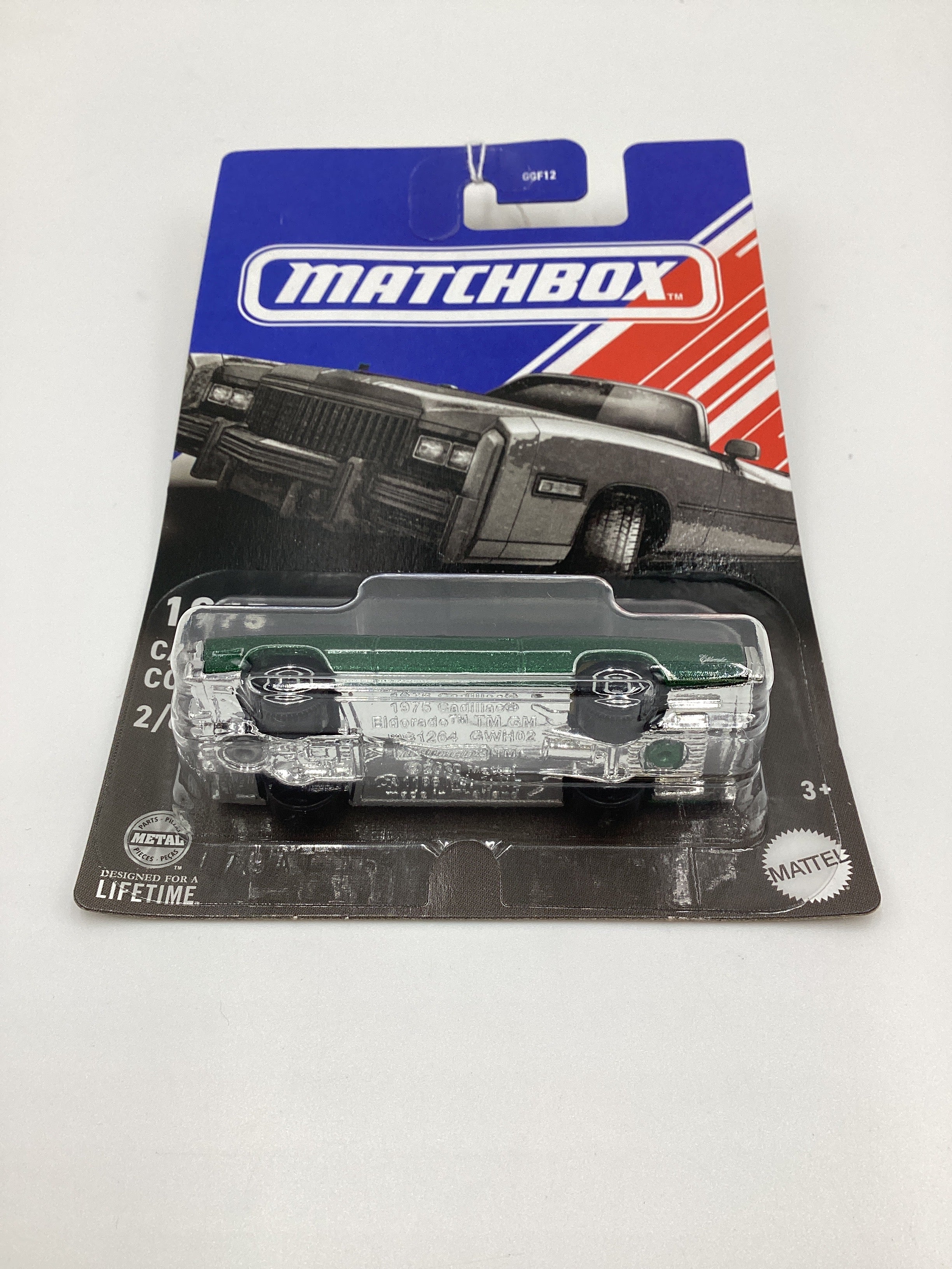 2024 Matchbox American Convertibles #2 1975 Cadillac Eldorado Convertible Green CC6 - Image 6