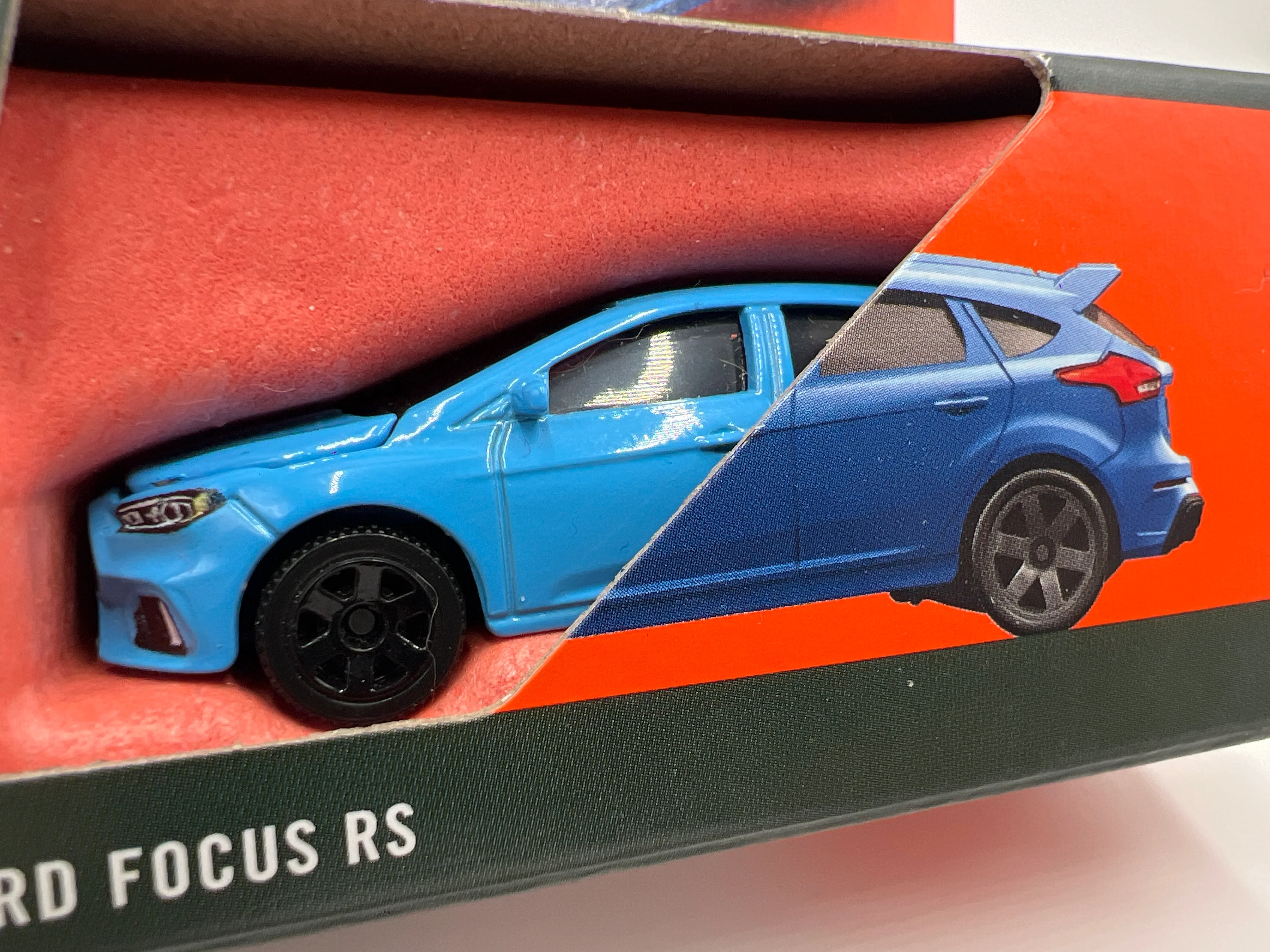 2024 Matchbox Moving Parts #48 2018 Ford Focus RS Blue 164D - Image 2