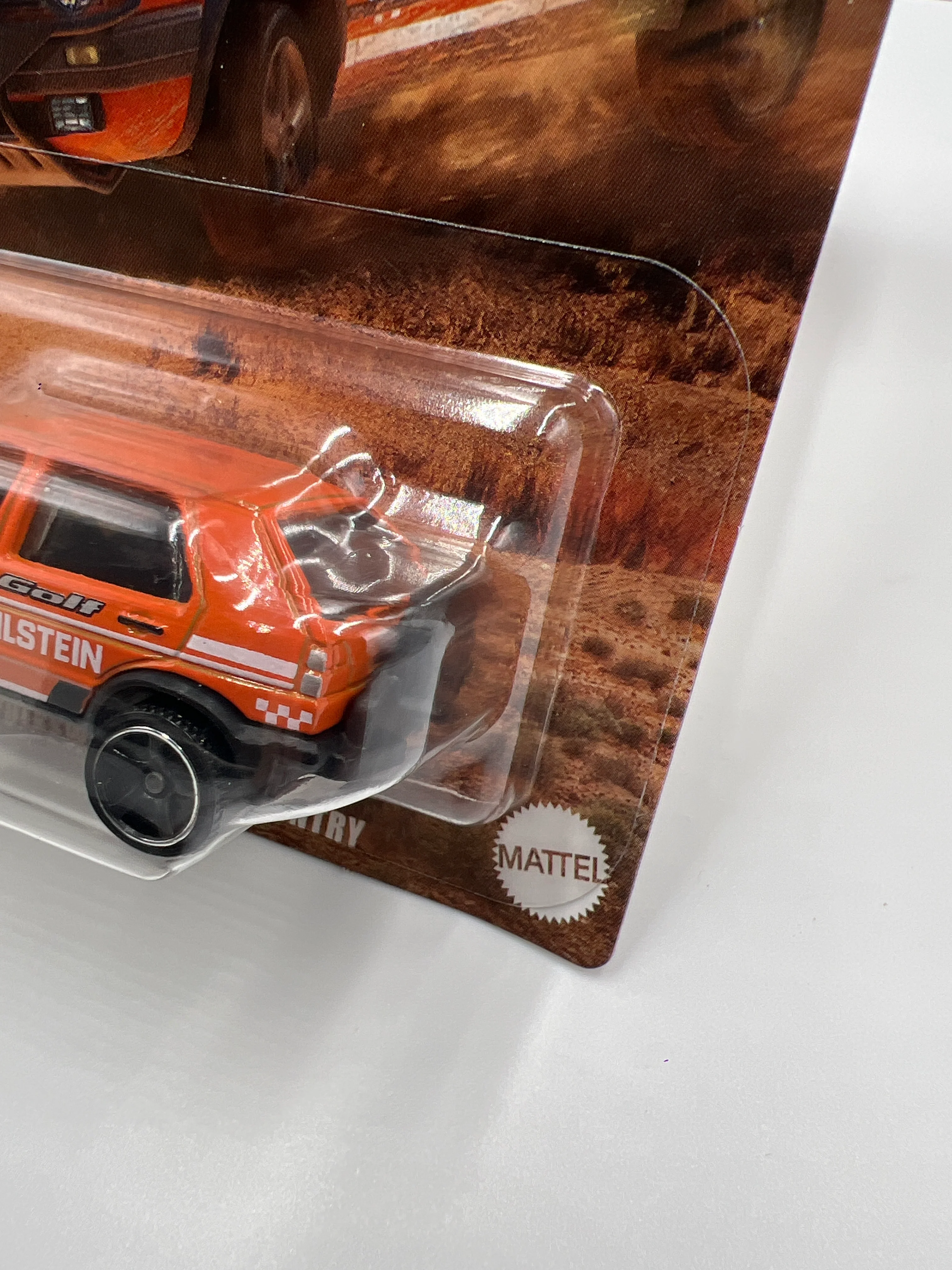 2024 Matchbox Off Road Rally #3 90 Volkswagen Golf Country Orange 161i - Image 4