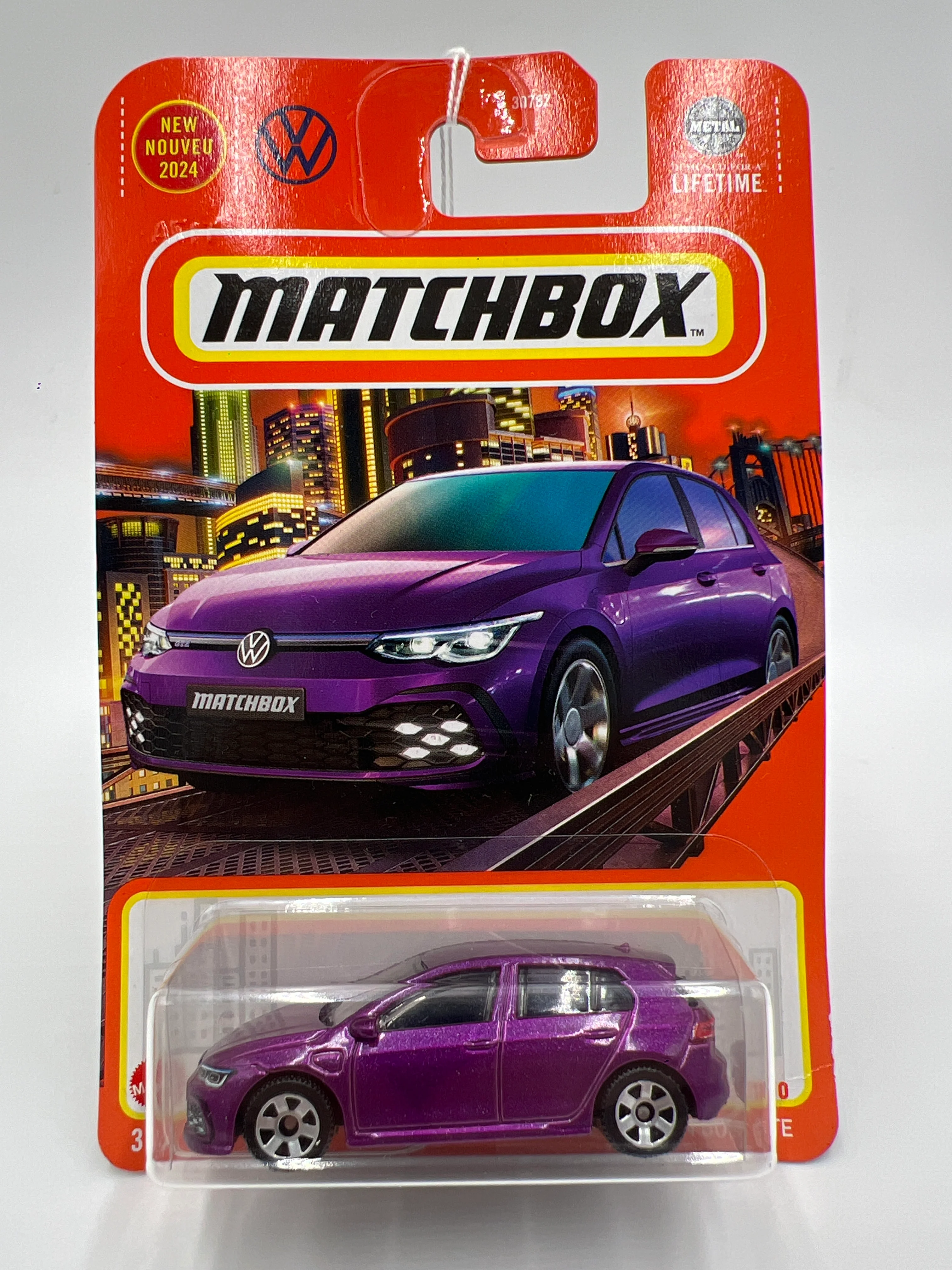 2024 Matchbox #25 2021 Volkswagen Golf GTE Purple 214F