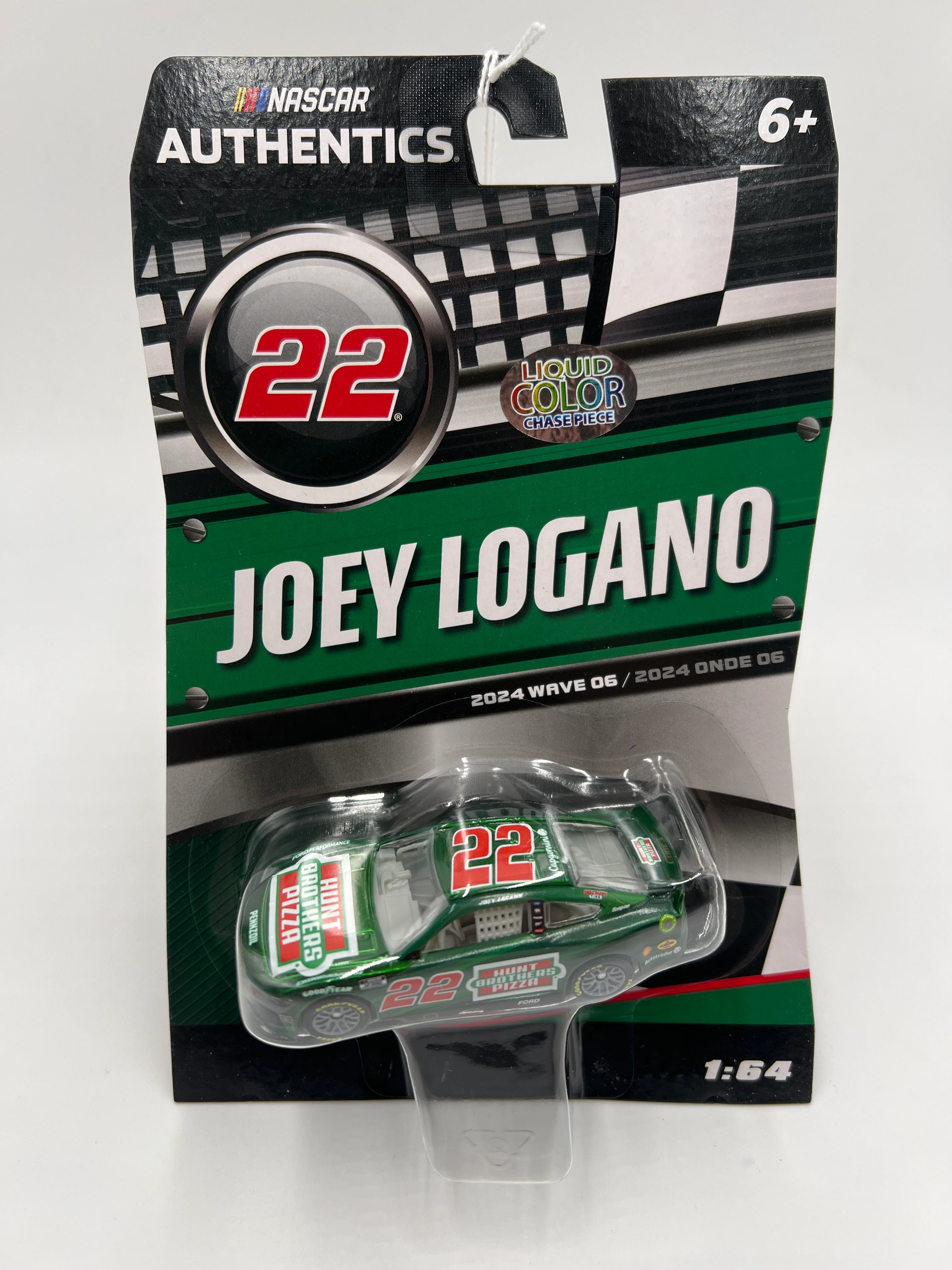 2024 Nascar Authentics Wave 6 #22 CHASE Joey Logano Hunt Brothers Pizza Green - Image 2