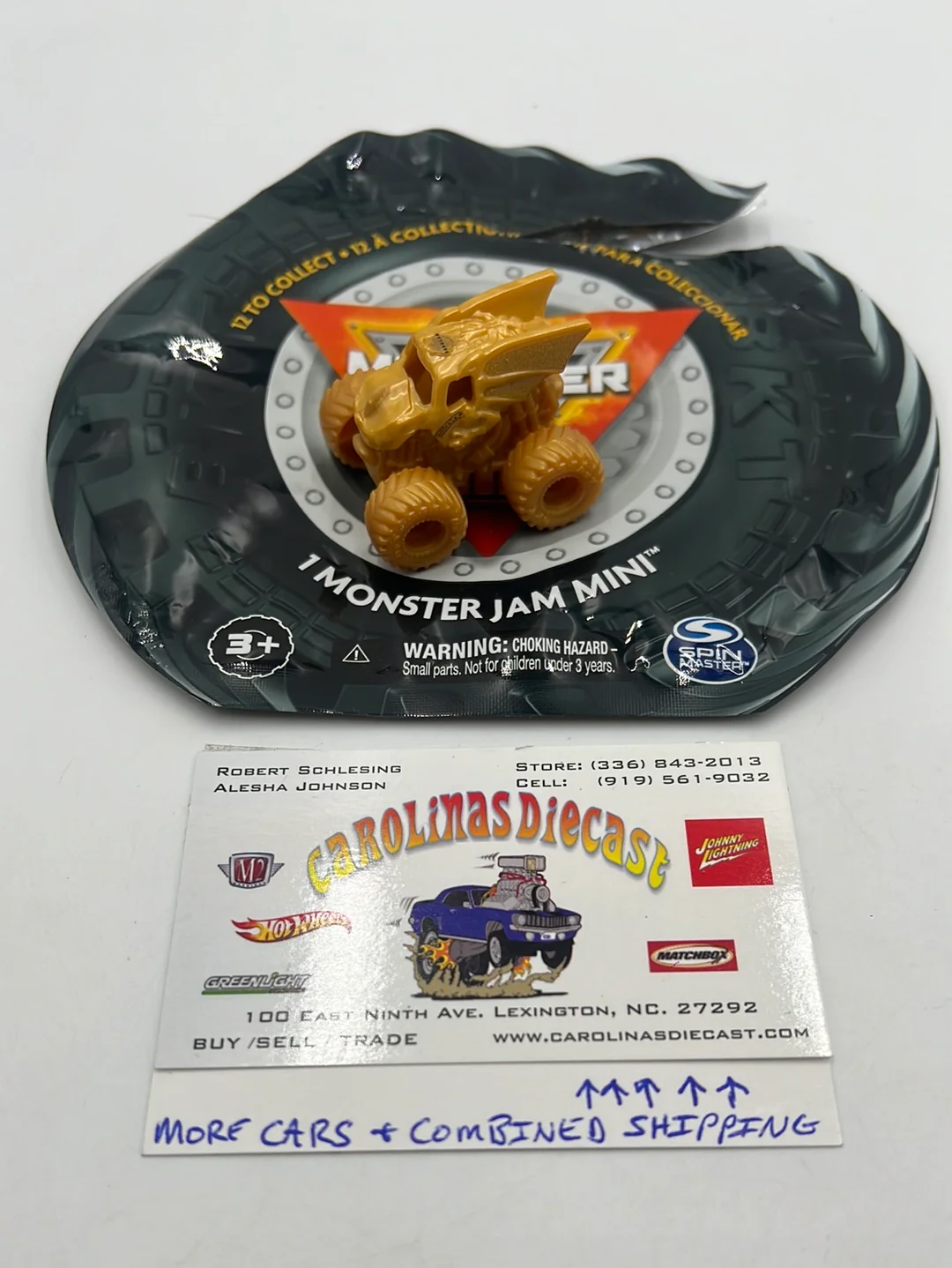 2024 Spin Master Monster Jam Mini Series 14 #378 Dragonoid Gold Chase